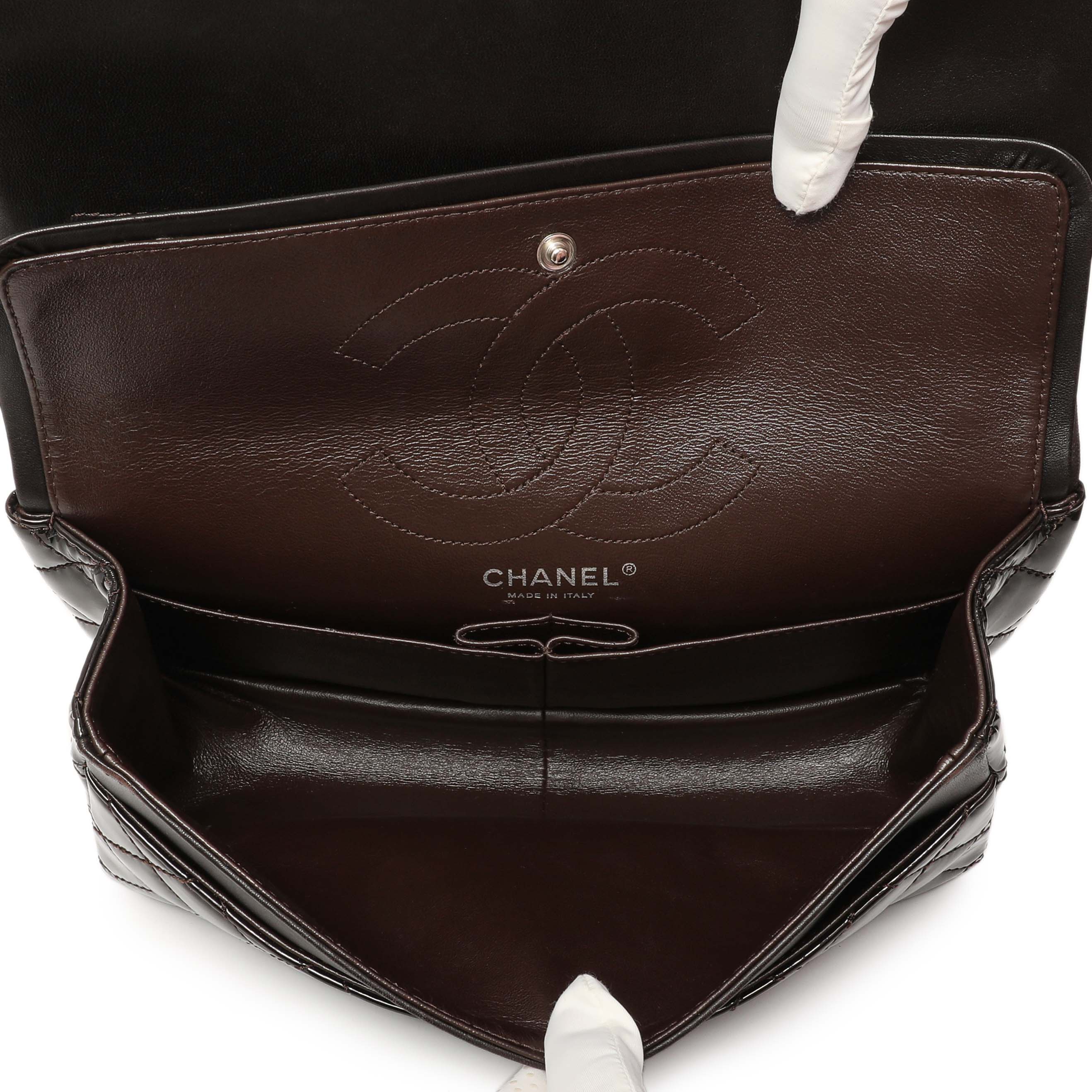 Chanel Metallic Brown Quilted Patent 2.55 Reissue 226 - Image 4