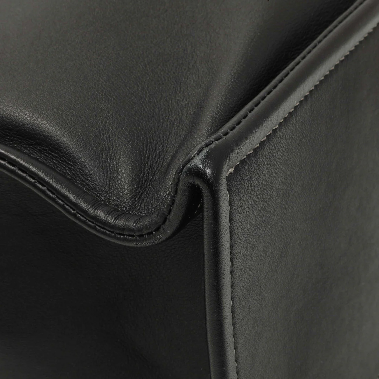 Chanel Metallic Gold Black Goatskin Boy Shopping Tote - Image 4