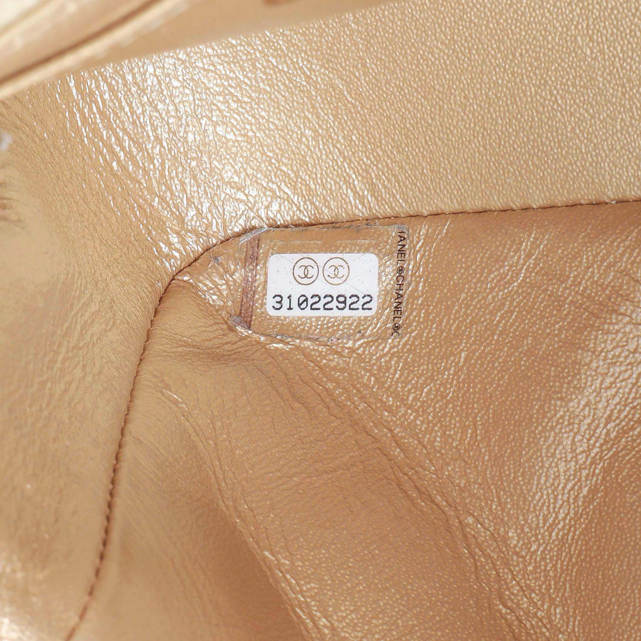 Chanel Metallic Quilted Mini Square Flap - Image 13