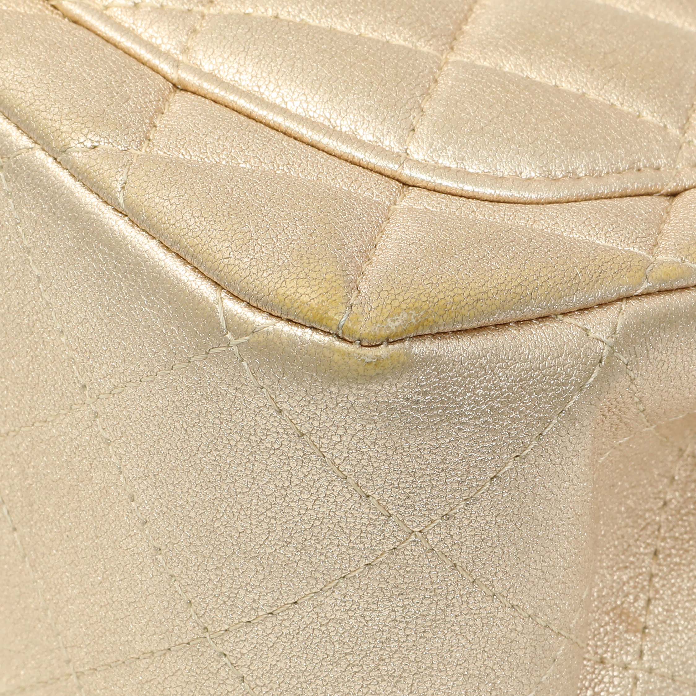 Chanel Metallic Quilted Mini Square Flap - Image 7