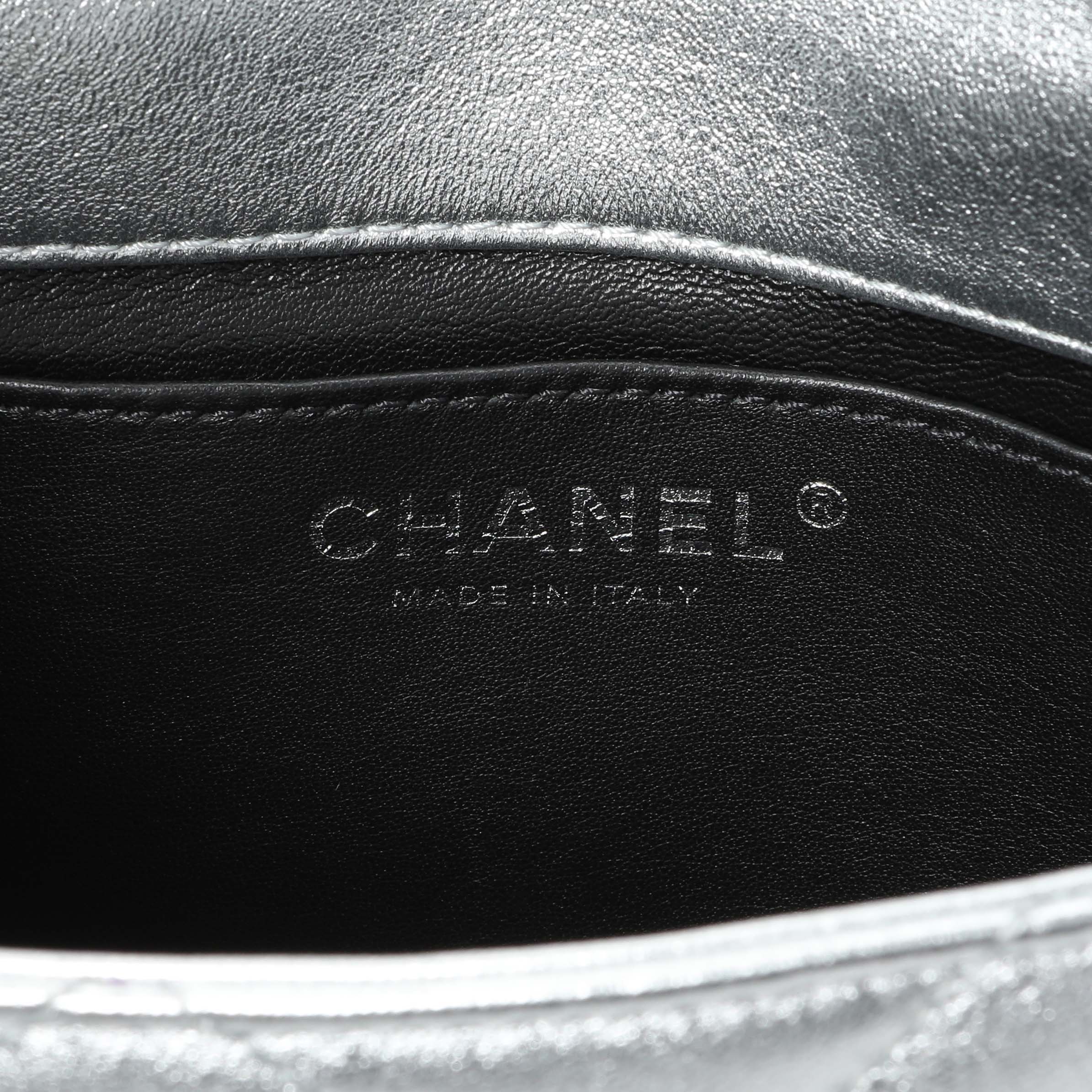 Chanel Mini Chain Rows Flap Bag - Image 5