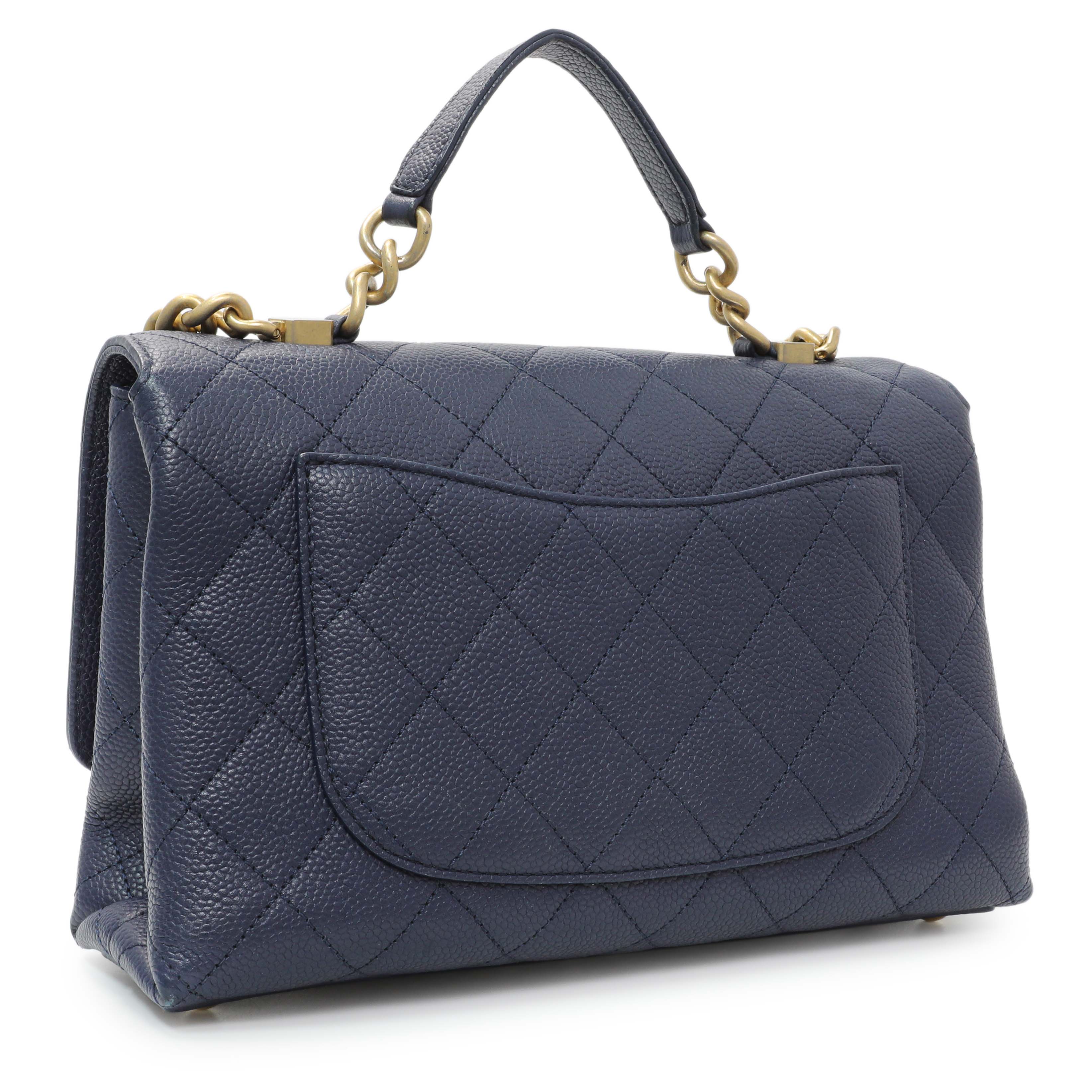 Chanel Navy Blue Caviar City Walk Flap - Image 2
