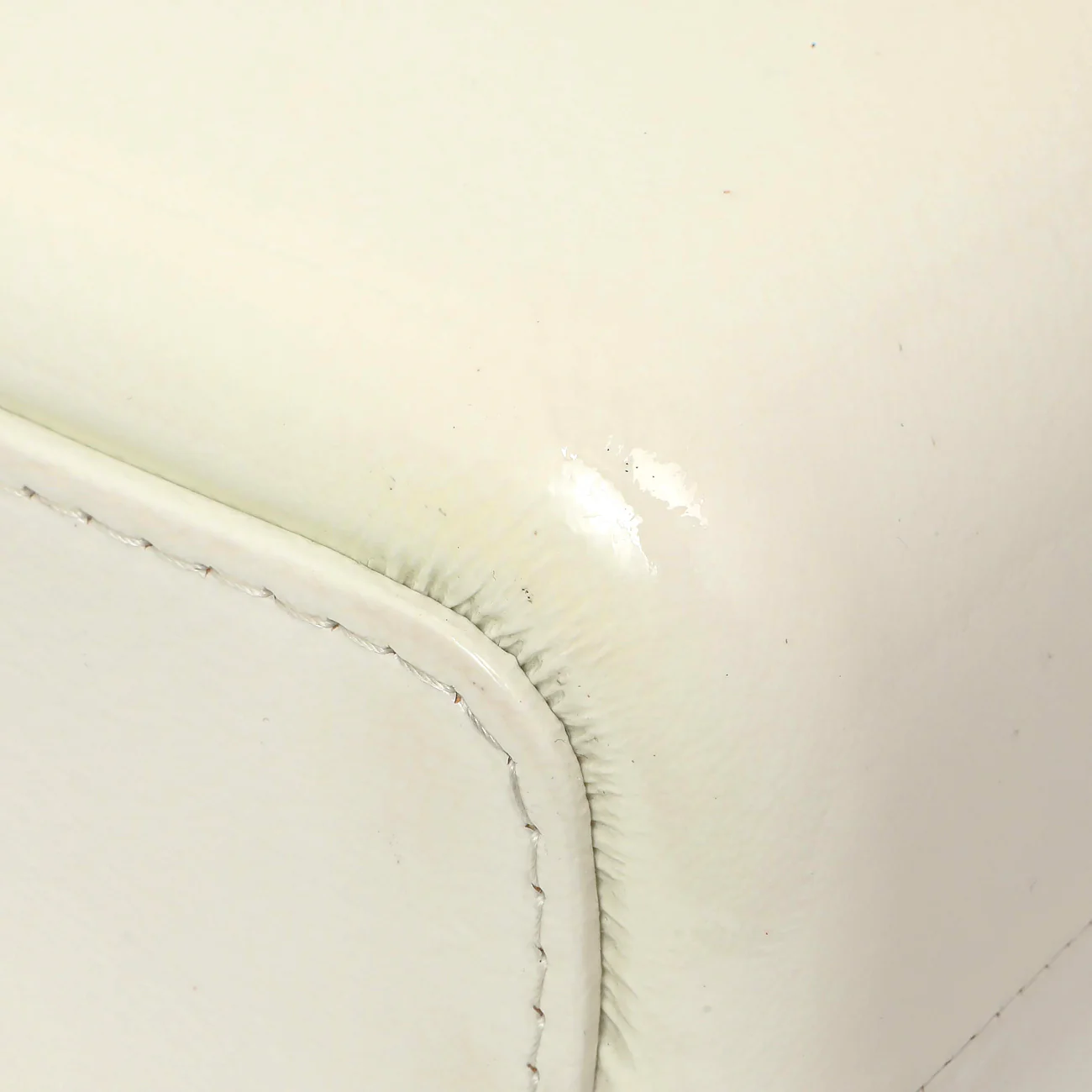 Chanel Patent White Goatskin Quilted Medium Gabrielle Hobo - Image 7