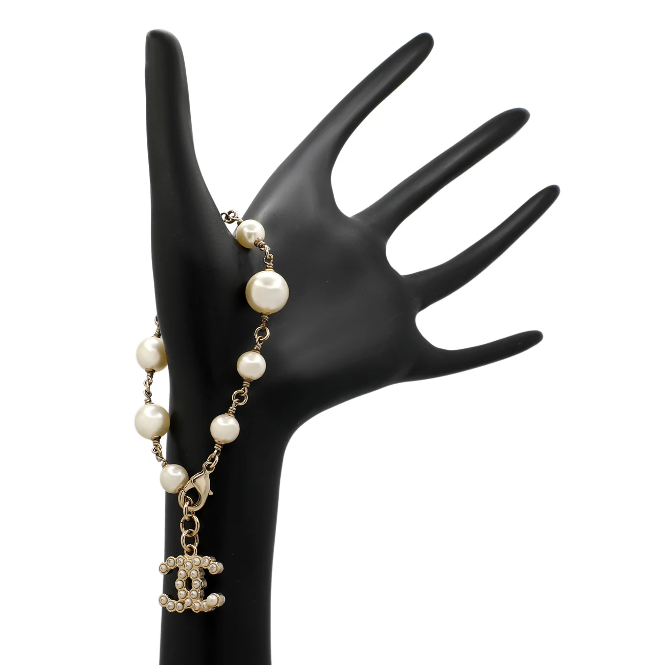 Chanel Pearl CC Bracelet - Image 3