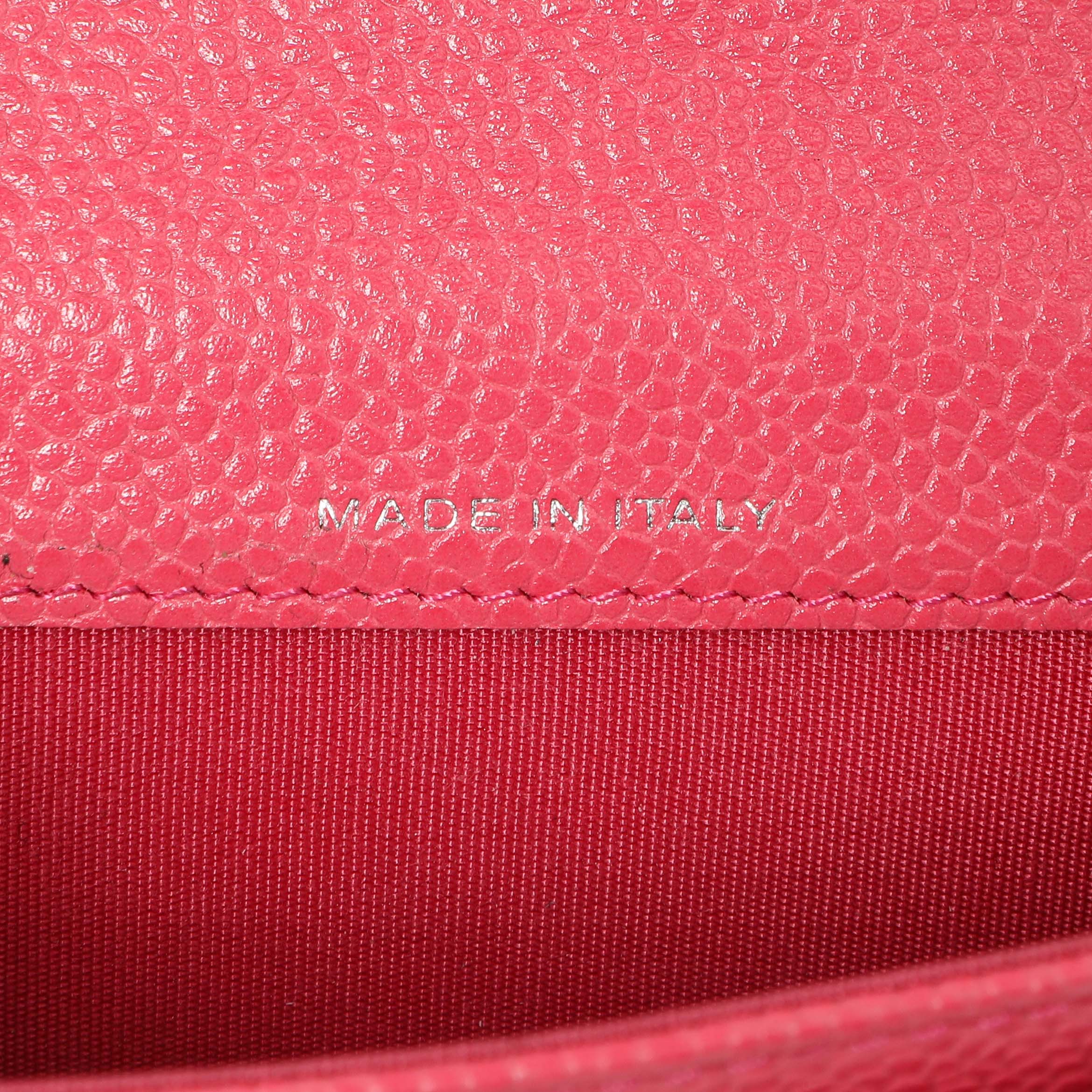 Chanel Pink Caviar Camellia Card Holder - Image 13