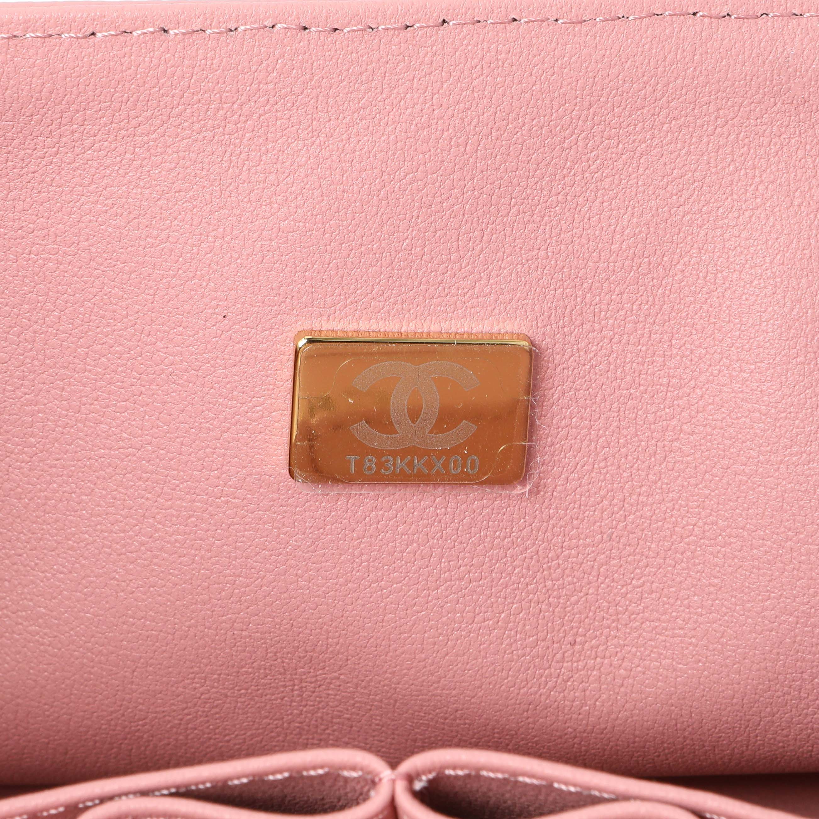 Chanel Pink Caviar Small Classic Double Flap - Image 6