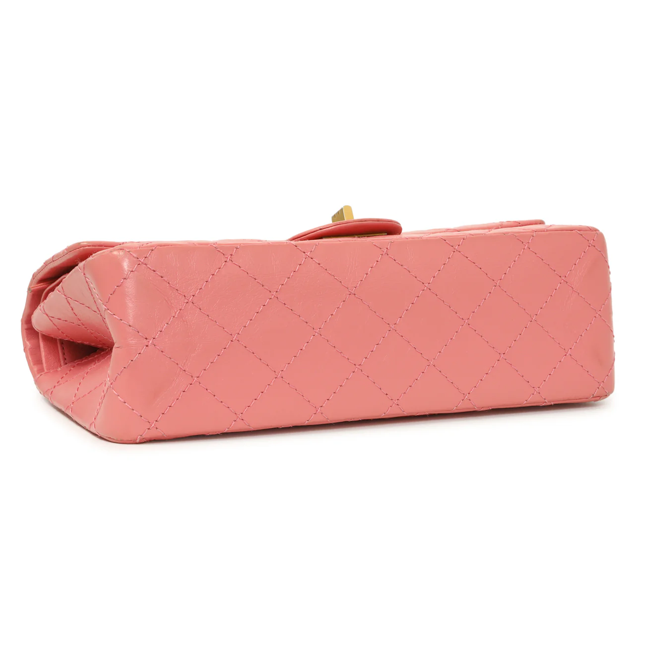 Chanel Pink Quilted Aged Calfskin Reissue 225 Flap - Image 3