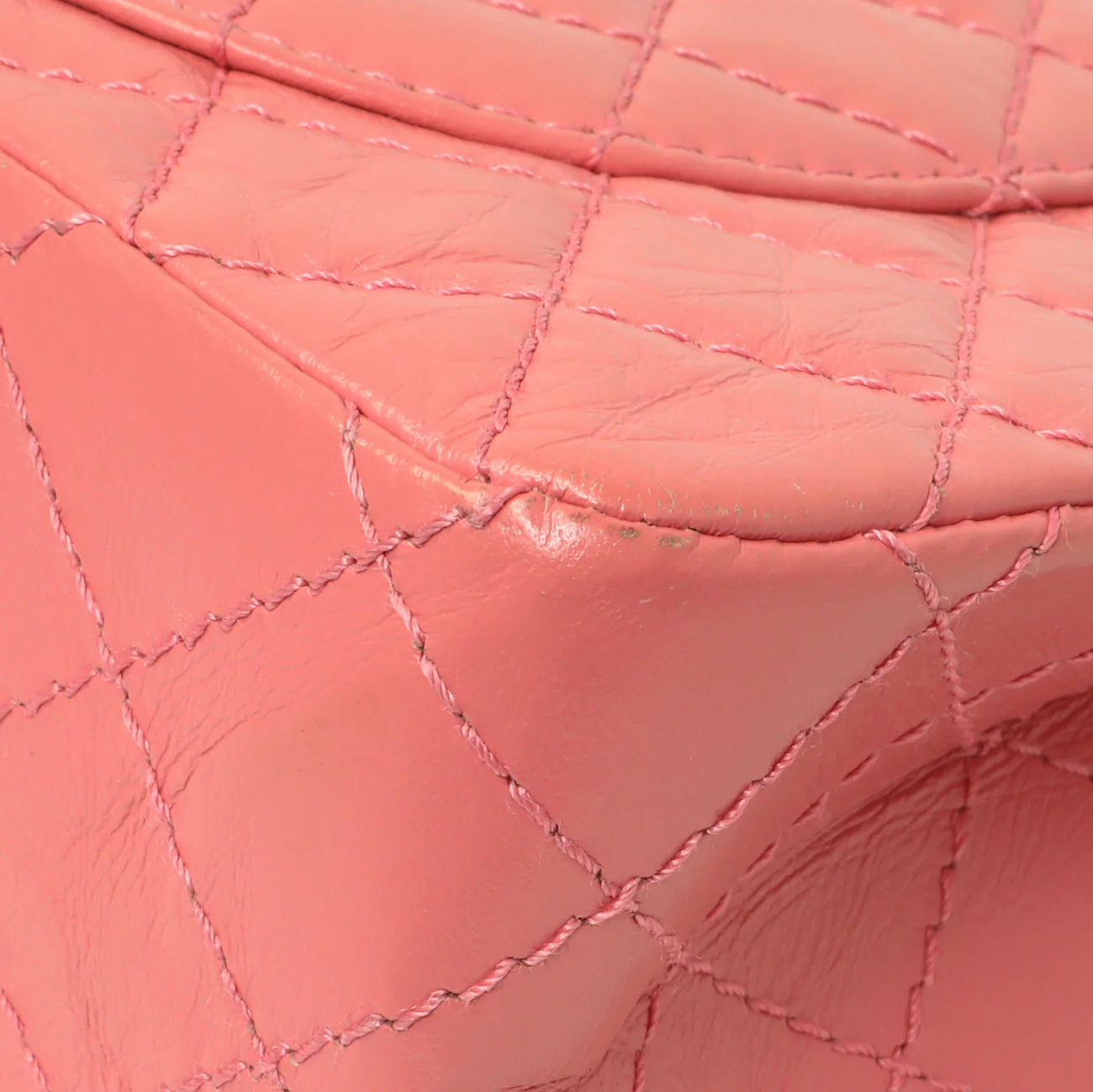 Chanel Pink Quilted Aged Calfskin Reissue 225 Flap - Image 7