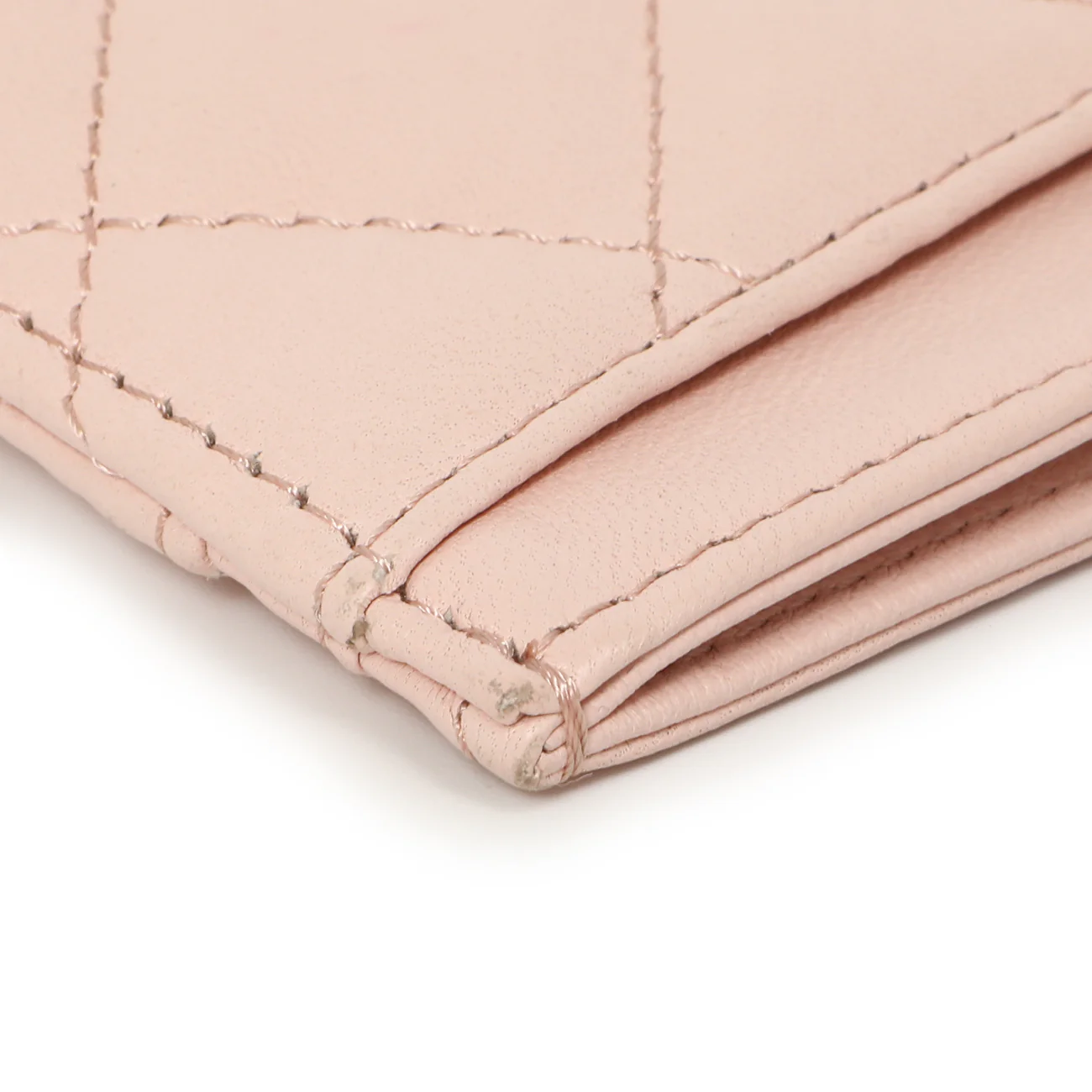 Chanel Pink Quilted Lambskin Card Holder - Image 10