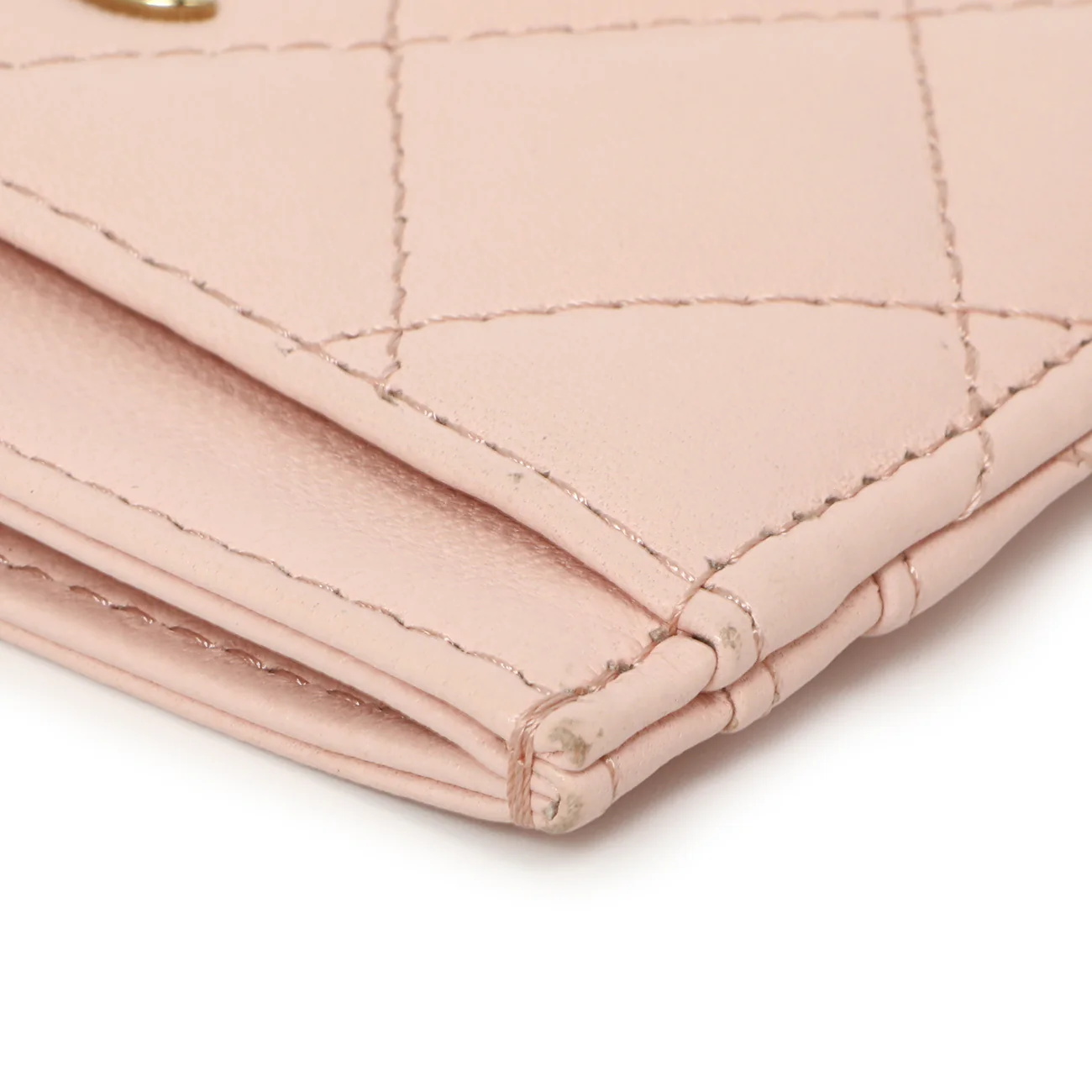 Chanel Pink Quilted Lambskin Card Holder - Image 11