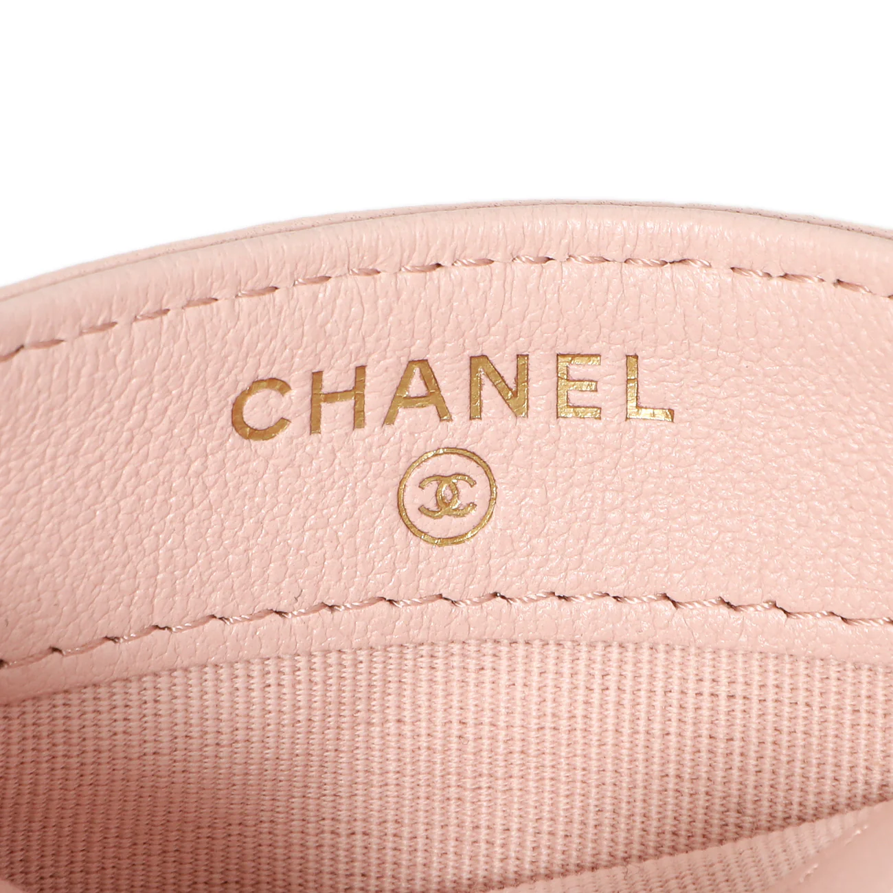 Chanel Pink Quilted Lambskin Card Holder - Image 5