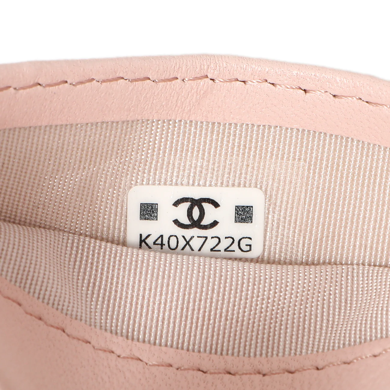 Chanel Pink Quilted Lambskin Card Holder - Image 7