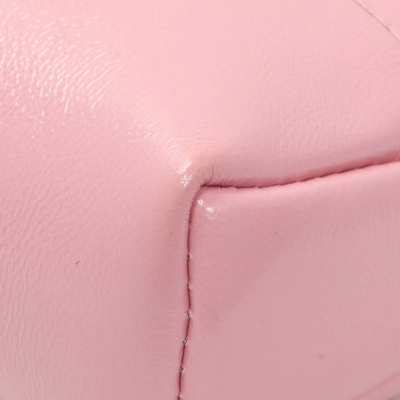 Chanel Pink Shiny Crumpled Calfskin Quilted Nano 31 Shopping Bag - Image 5