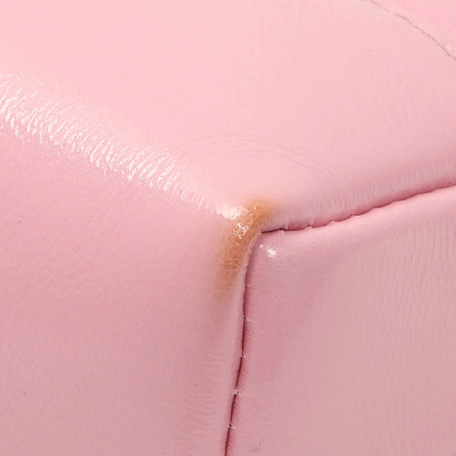 Chanel Pink Shiny Crumpled Calfskin Quilted Nano 31 Shopping Bag - Image 7
