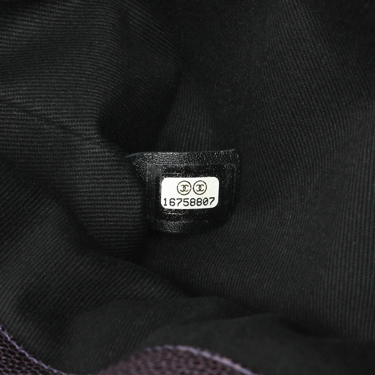 Chanel Purple Iridescent Caviar Quilted Chic Shopping Tote - Image 10