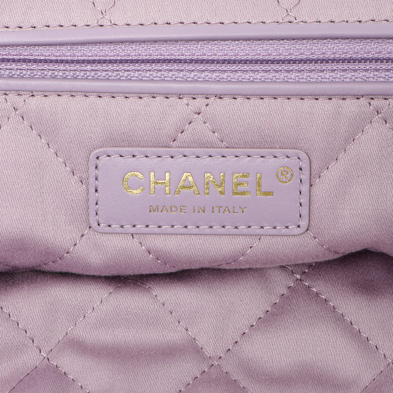Chanel Purple Quilted Shiny Calfskin 22 - Image 5