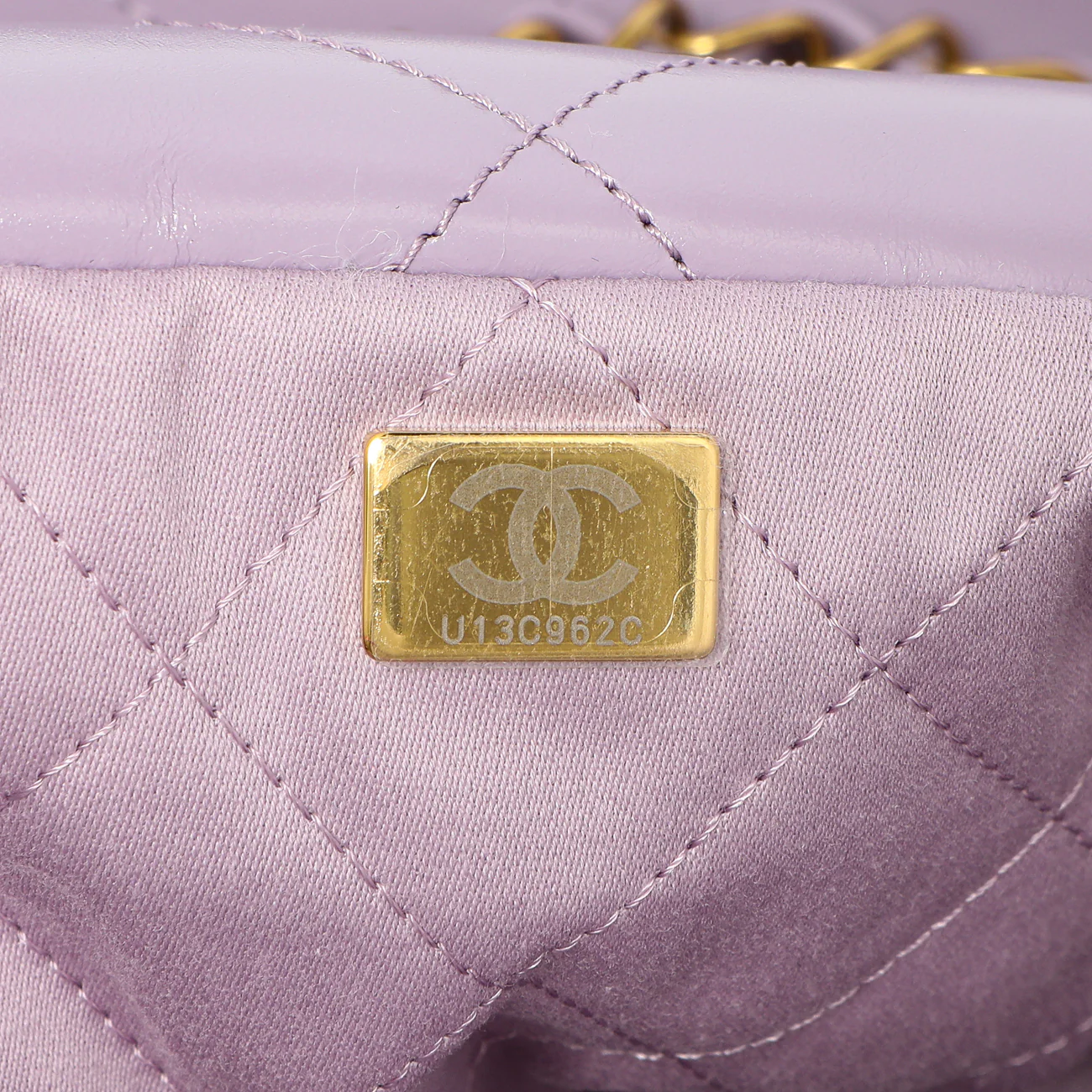 Chanel Purple Quilted Shiny Calfskin 22 - Image 6