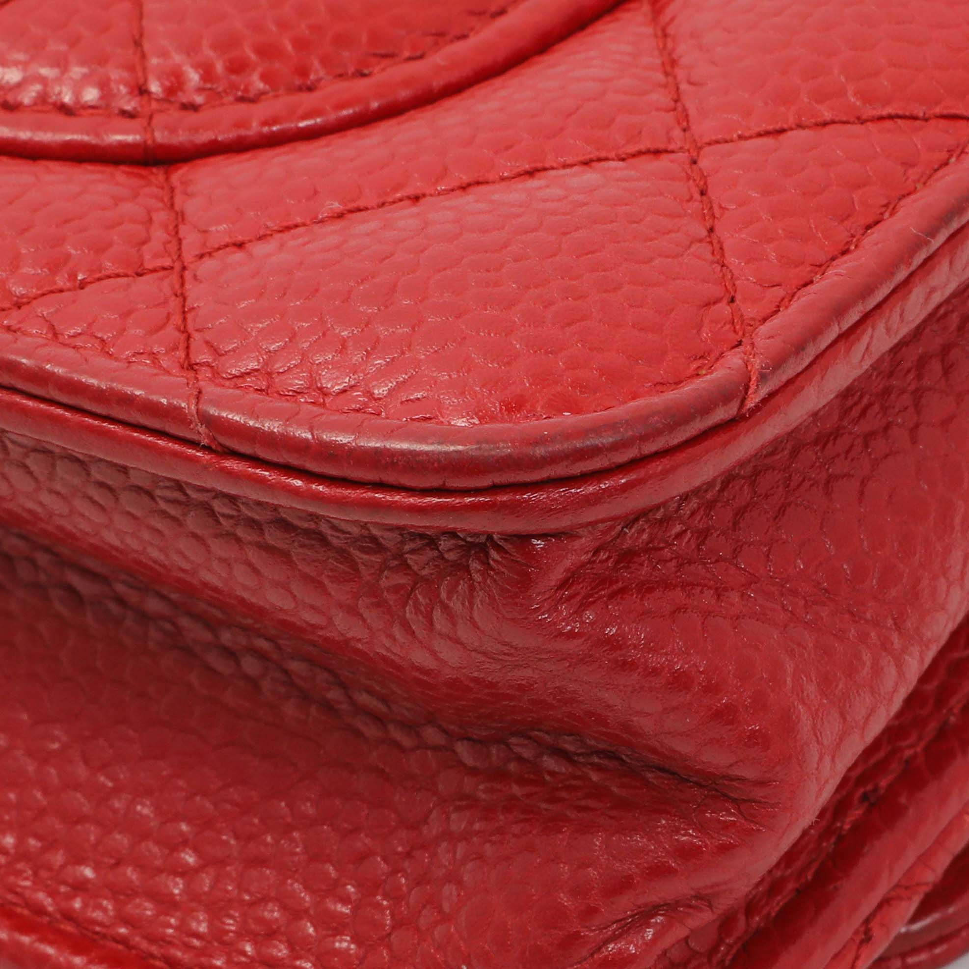 Chanel Red Caviar Classic Wallet On Chain - Image 7