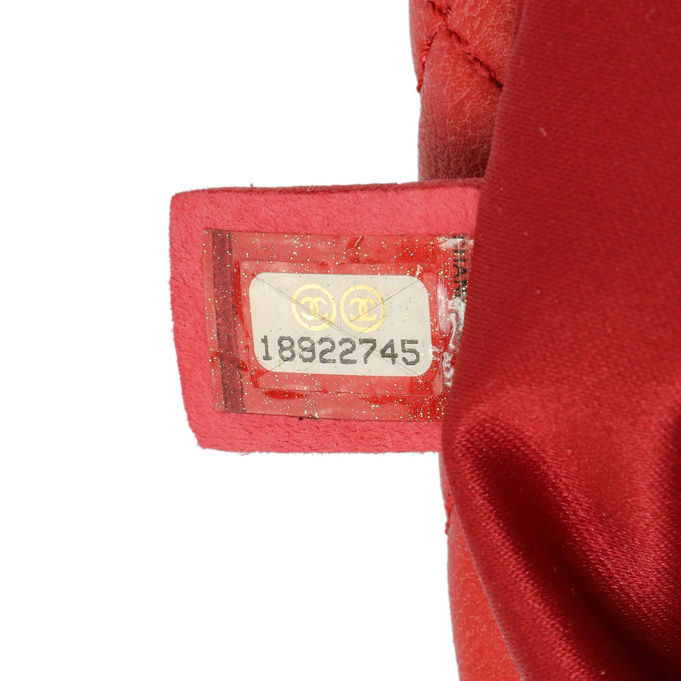 Chanel Red Quilted Lambskin Small Hobo - Image 11
