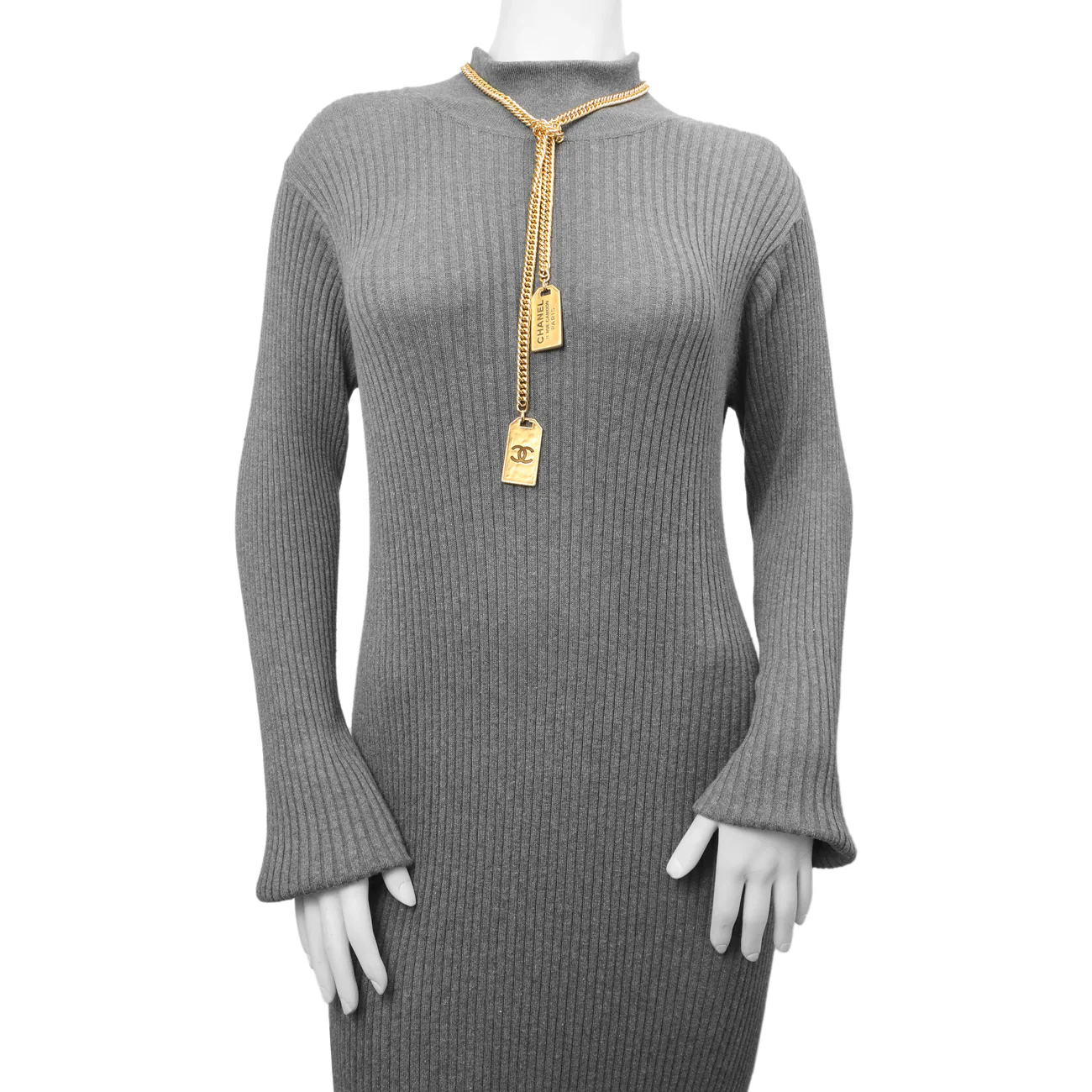 Chanel Rue Cambon Dog Tag Necklace - Image 4