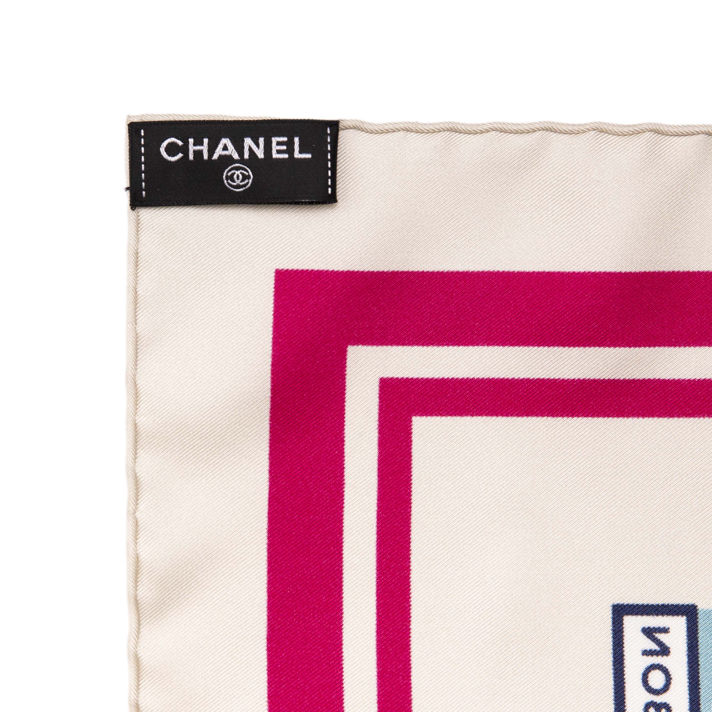 Chanel Silk Square Scarf - Image 4