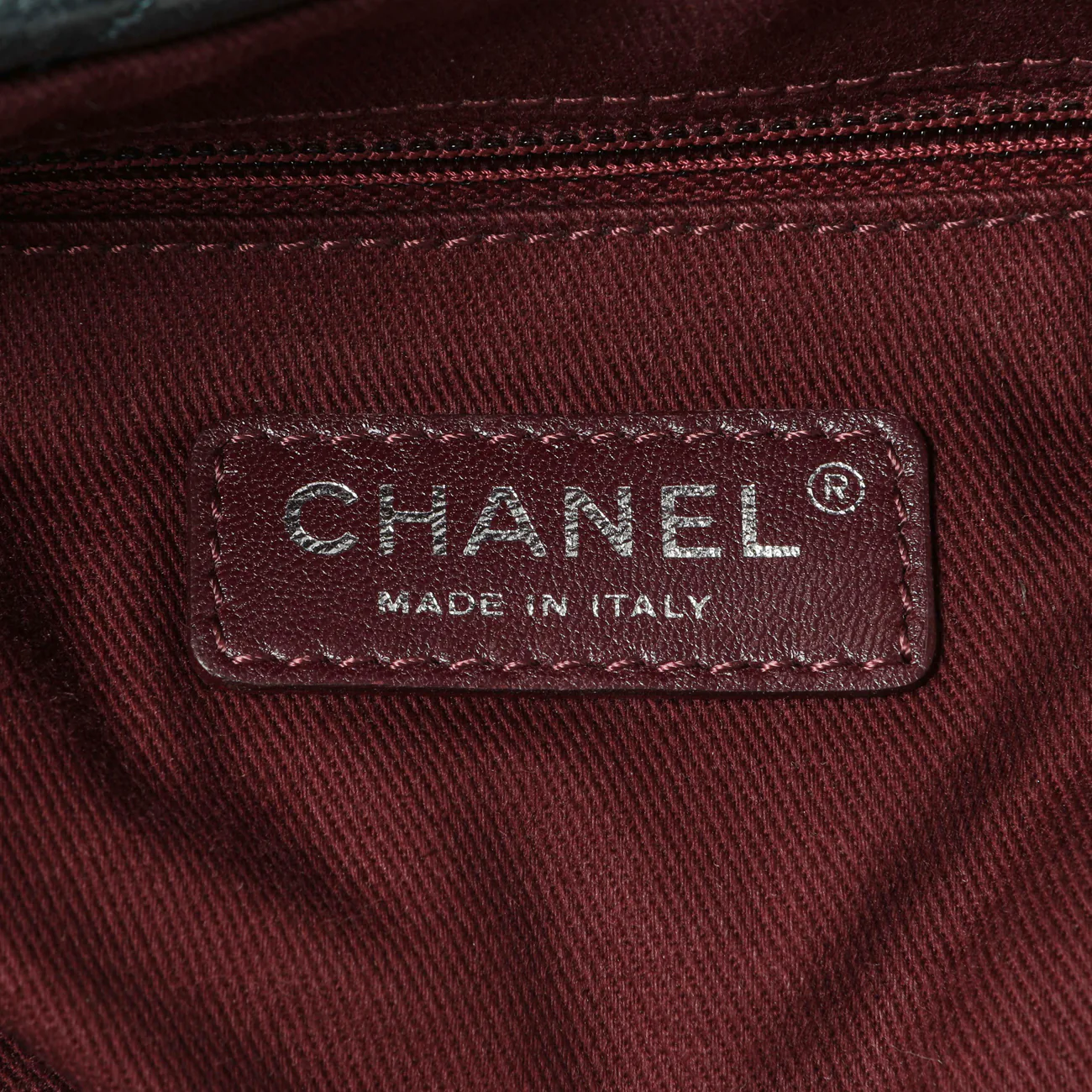 Chanel Teal Glazed Calfskin Crossbody Flap - Image 9