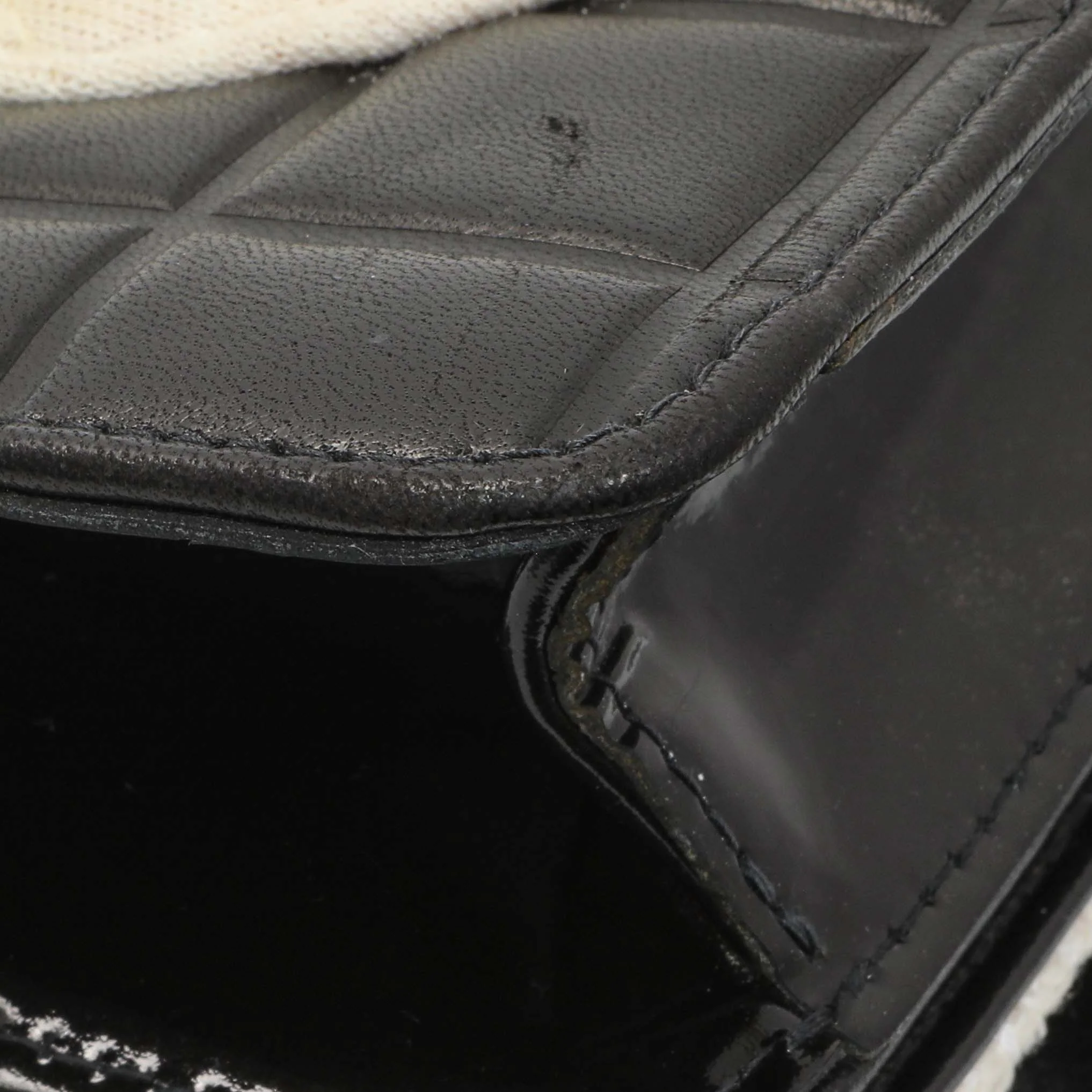 Chanel Tweed Lambskin Camellia Pearl Chain Flap - Image 6