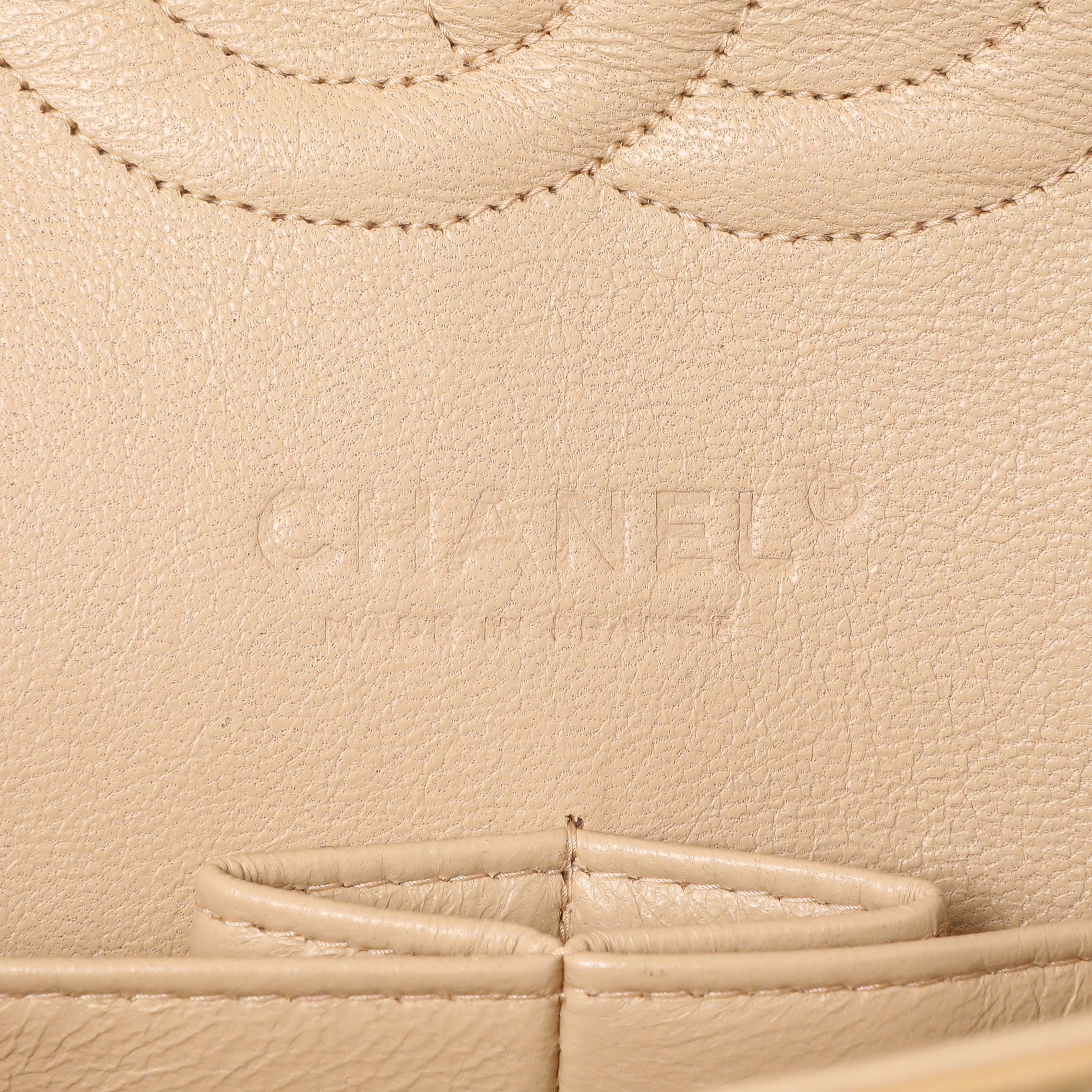 Chanel White Pink Tweed Quilted Medium Double Flap - Image 9