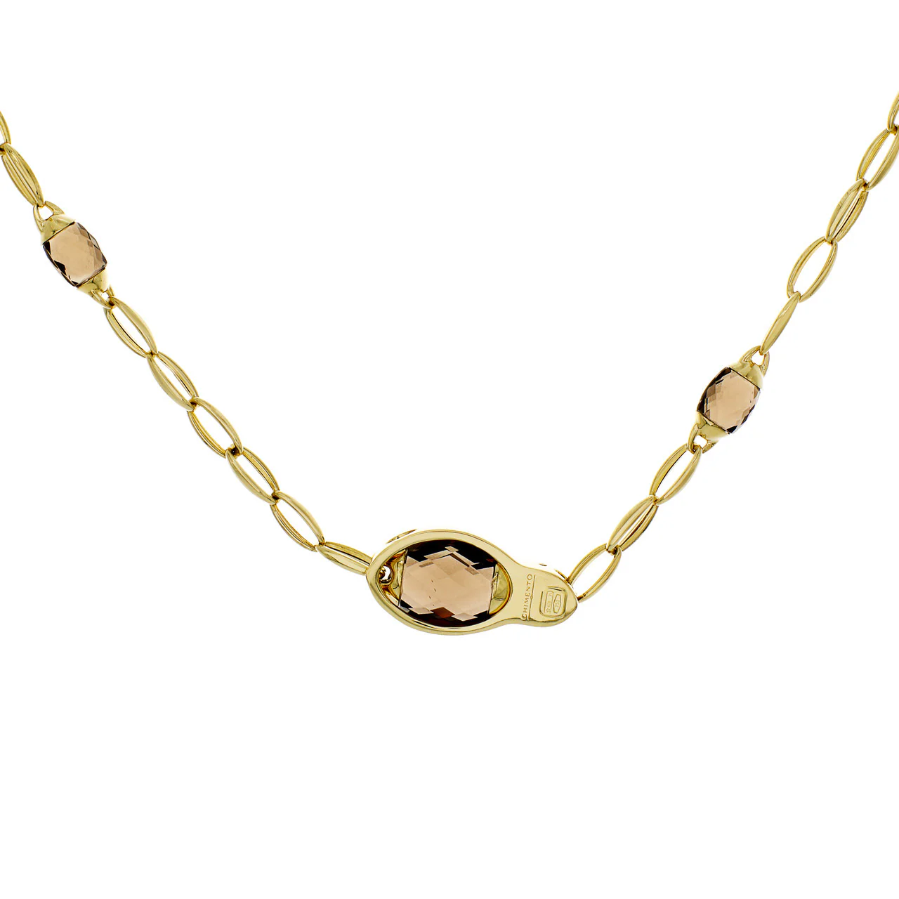 Chimento 18K Yellow Gold Smoky Quartz Accordi Necklace - Image 2
