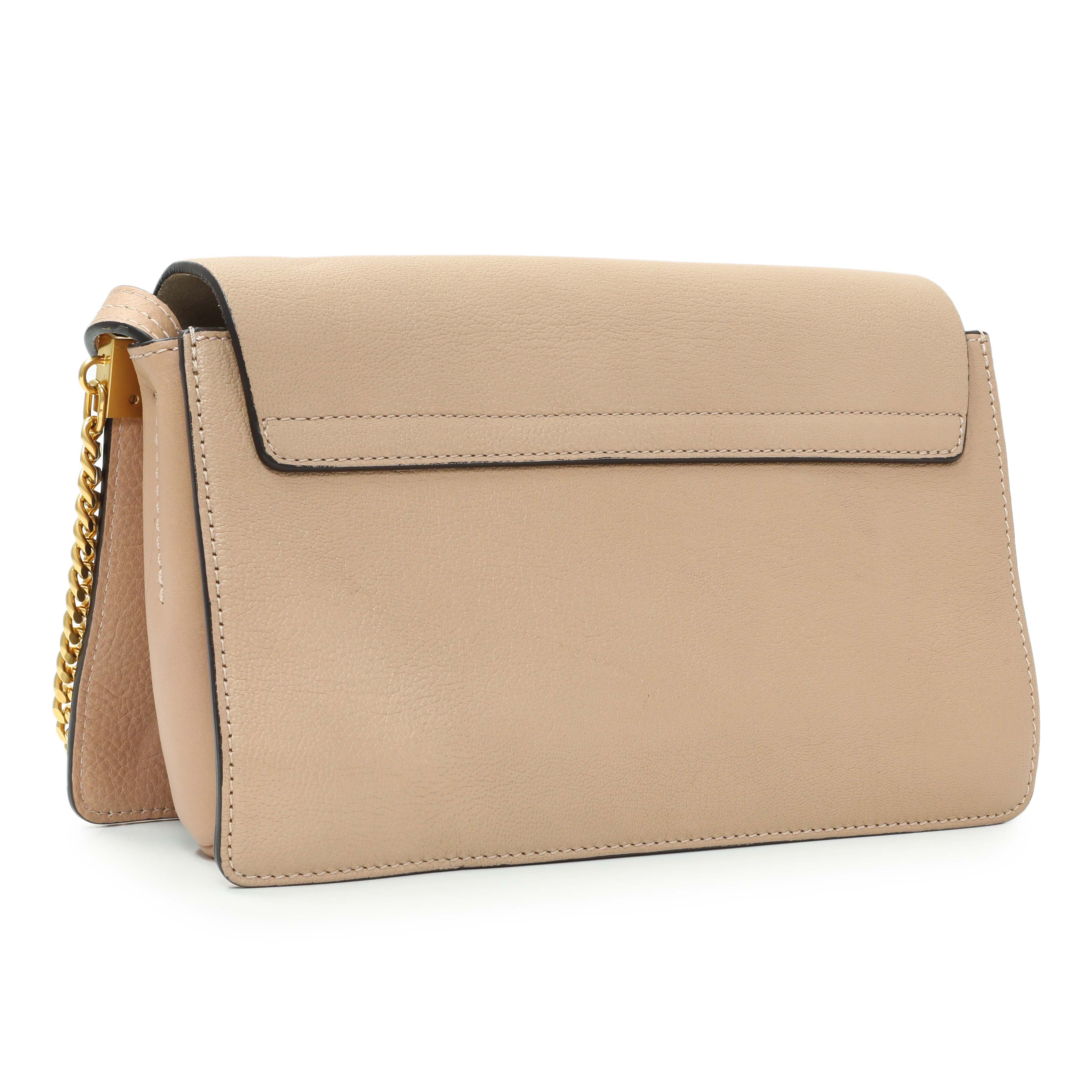 Chloe Beige Grained Calfskin Small Faye Shoulder Bag - Image 3