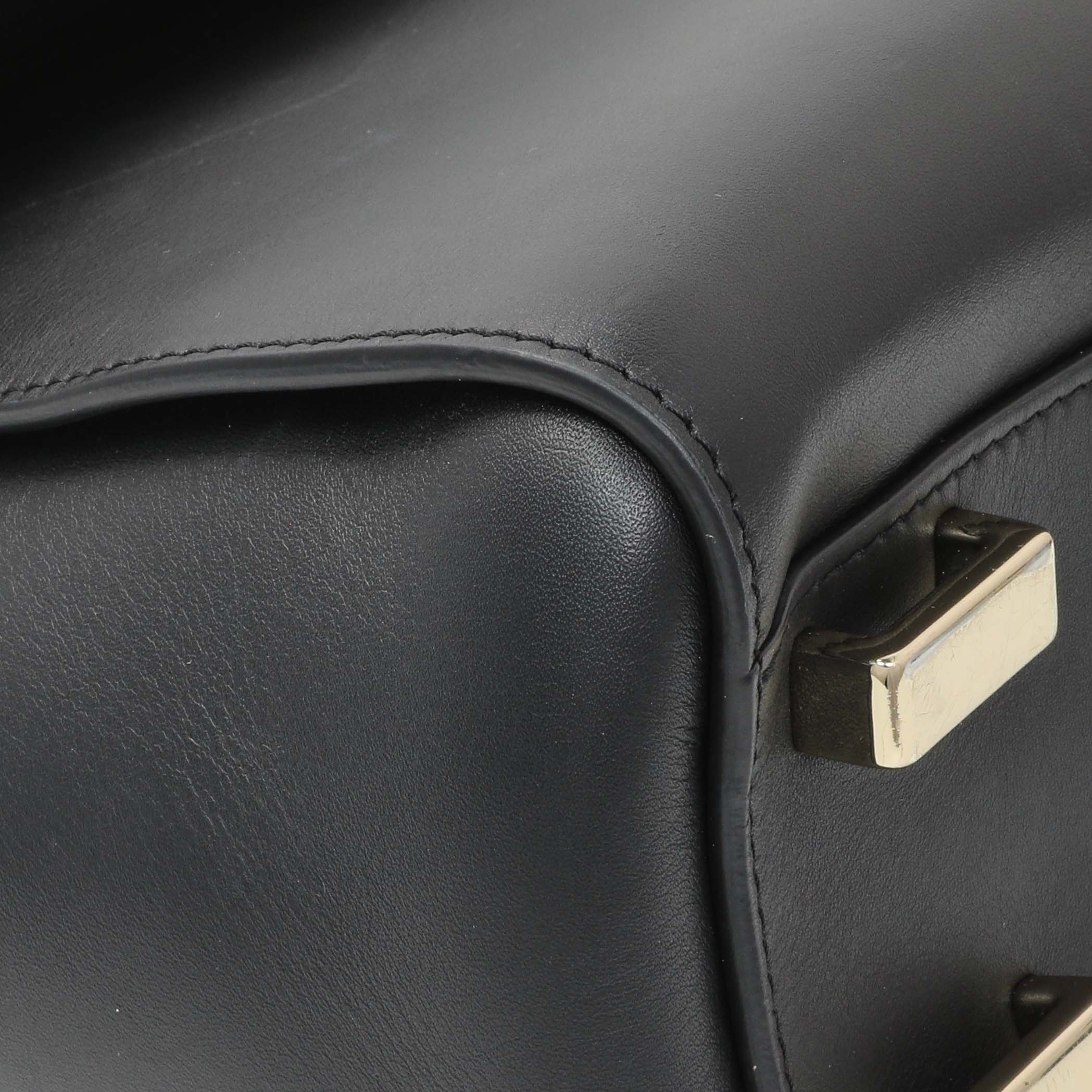 Chloe Black Calfskin Nacha Shoulder Bag - Image 4