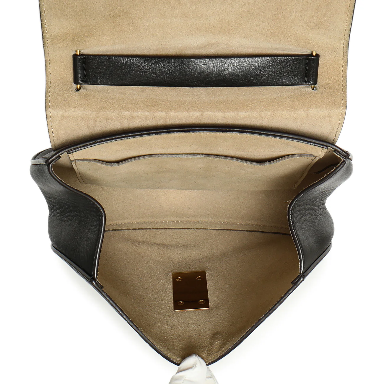 Chloe Black Diamond Embossed Lambskin Drew Shoulder Bag - Image 5