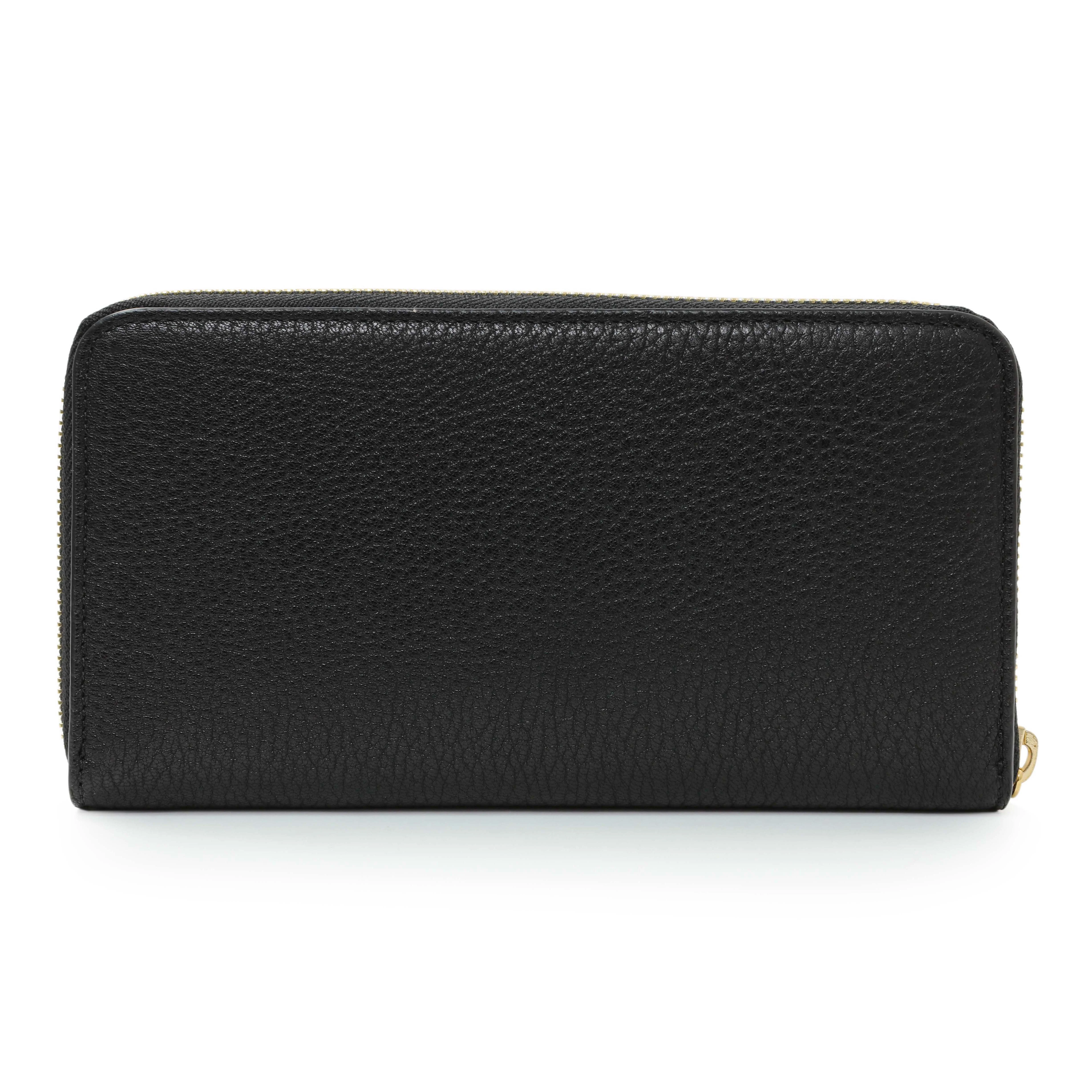 Chloe Black Grained Calfskin Drew Zip Wallet - Image 2