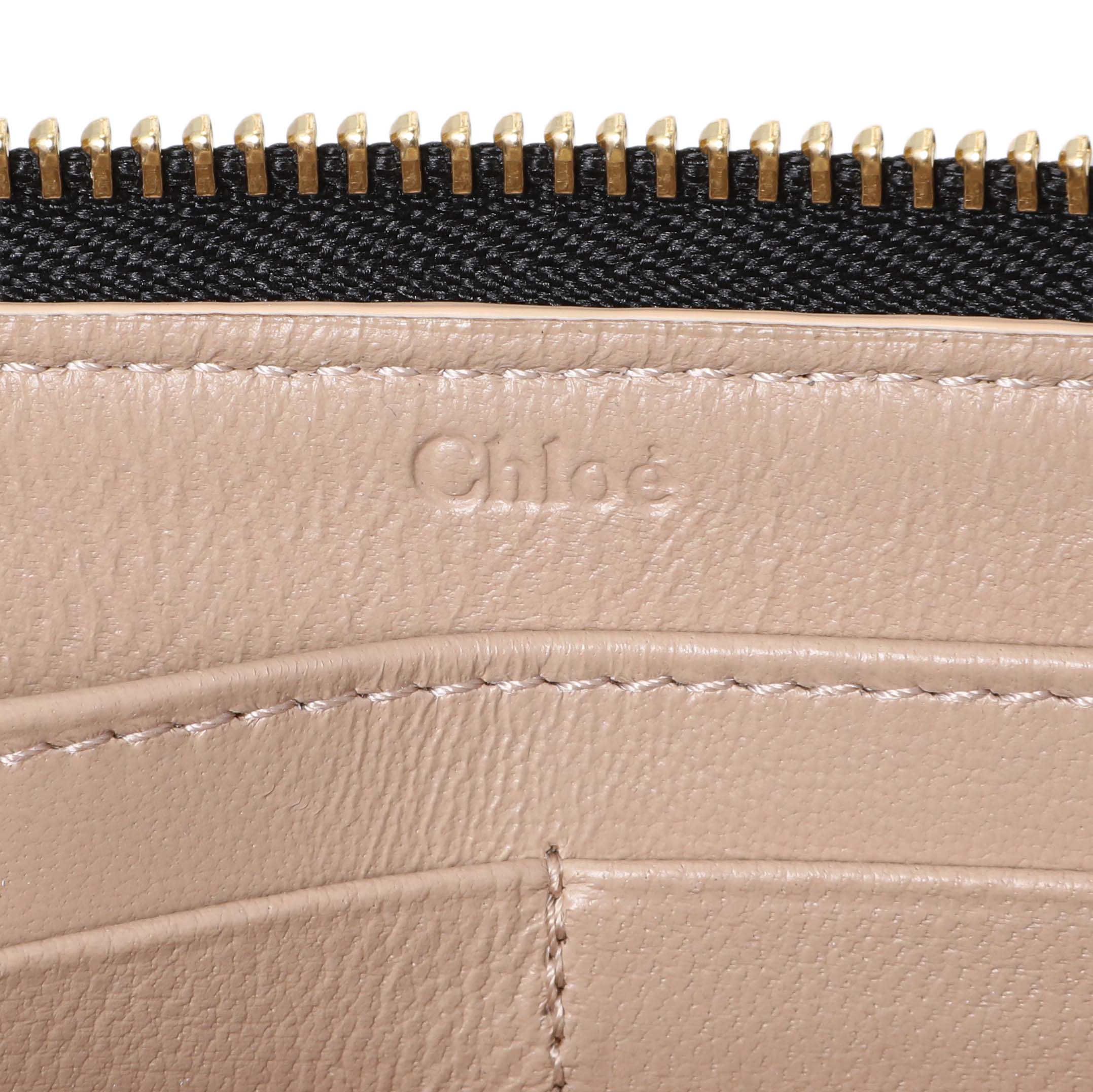 Chloe Black Grained Calfskin Drew Zip Wallet - Image 5