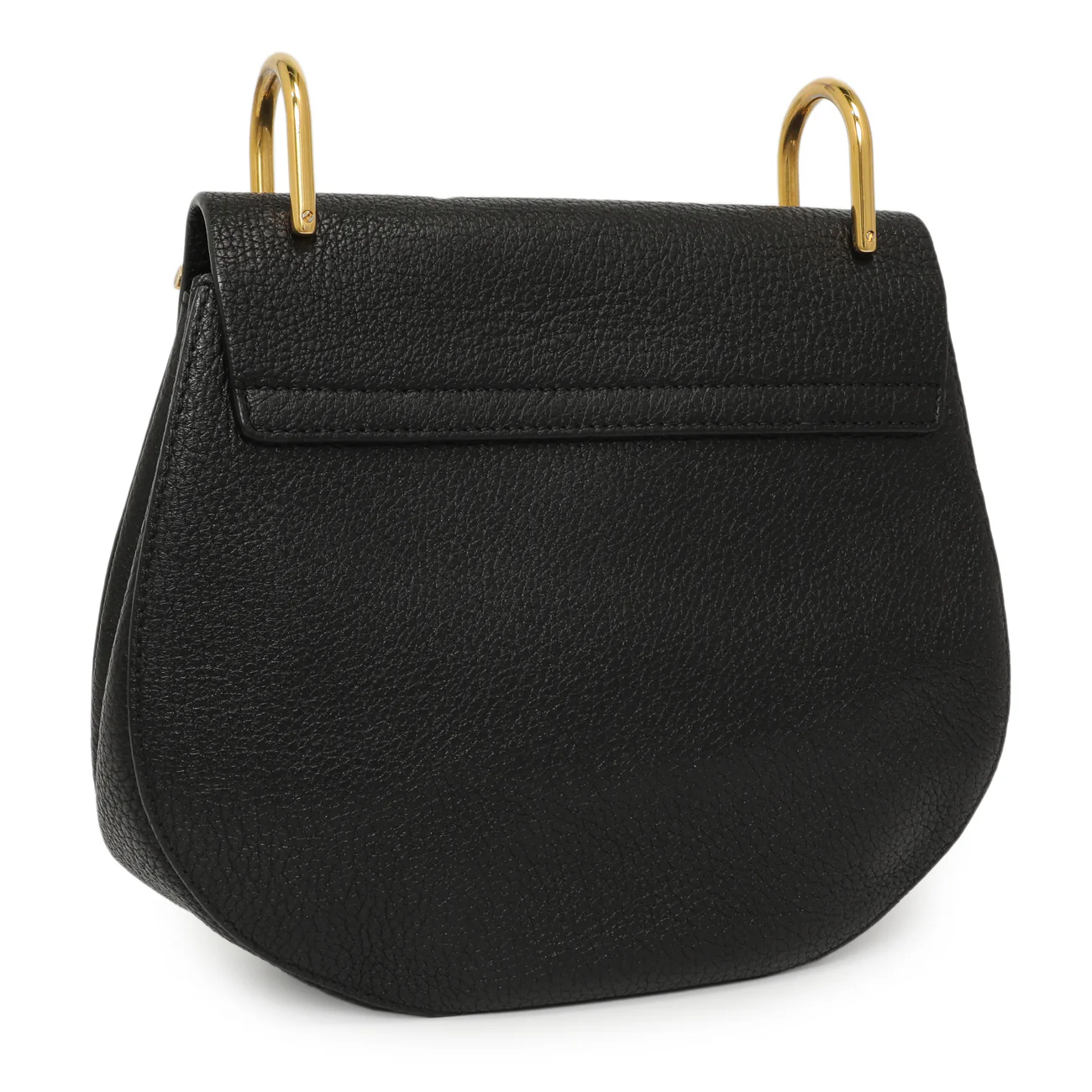 Chloe Black Grained Lambskin Drew Shoulder Bag - Image 2