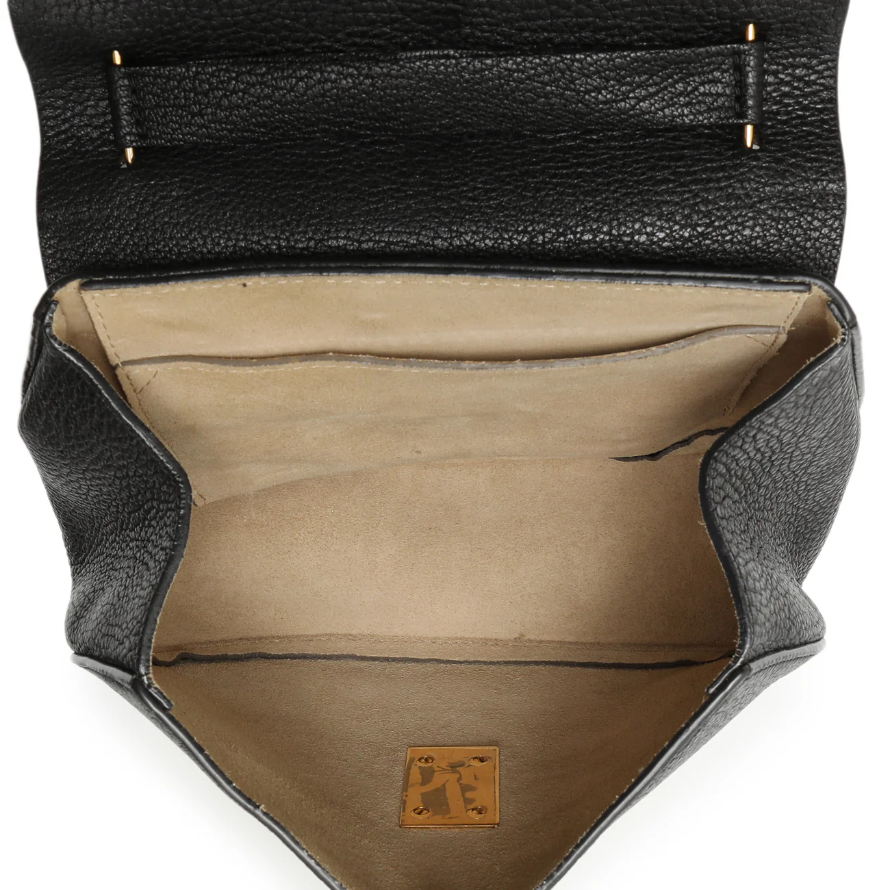 Chloe Black Grained Lambskin Drew Shoulder Bag - Image 4