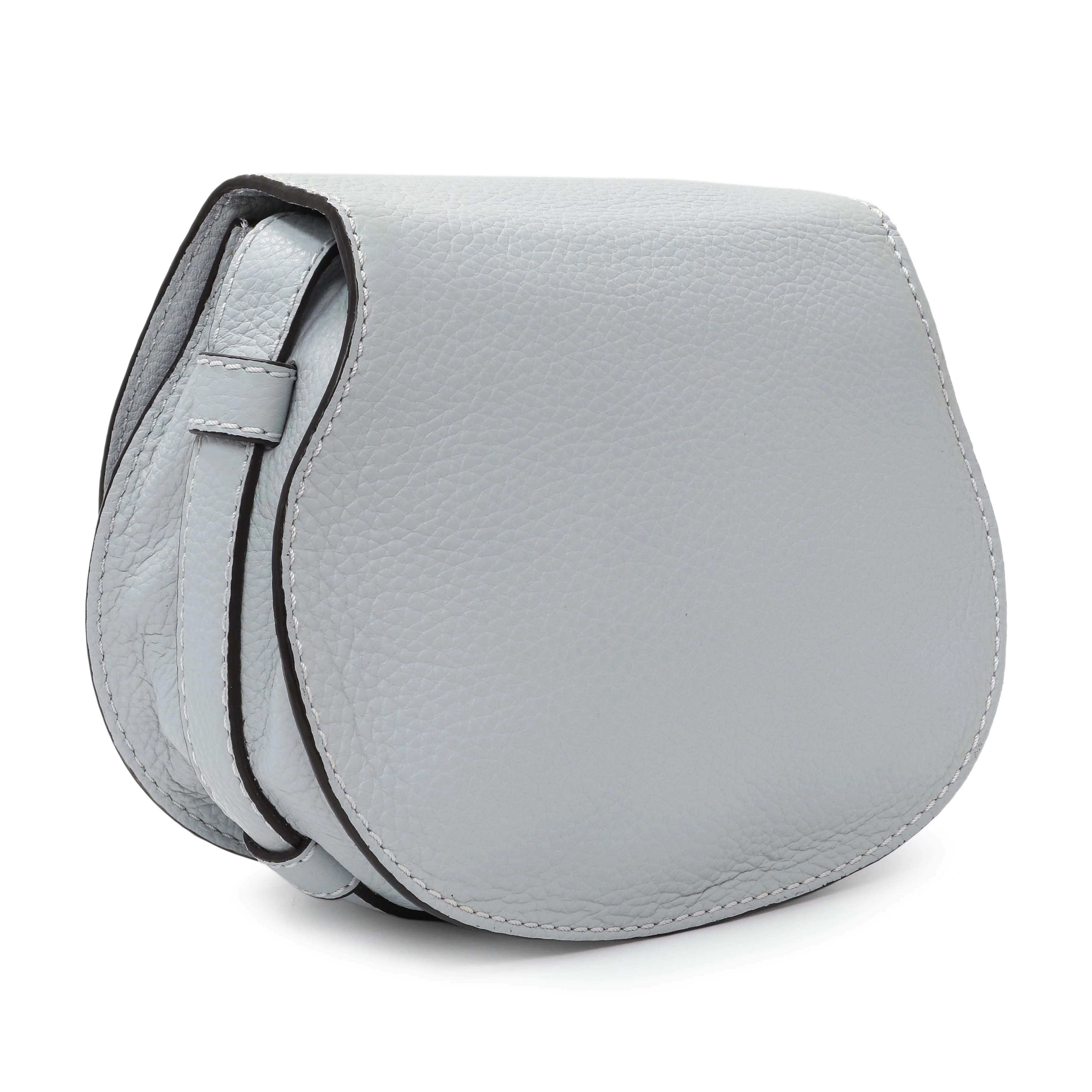 Chloe Blue Mist Mini Marcie Round Crossbody - Image 2
