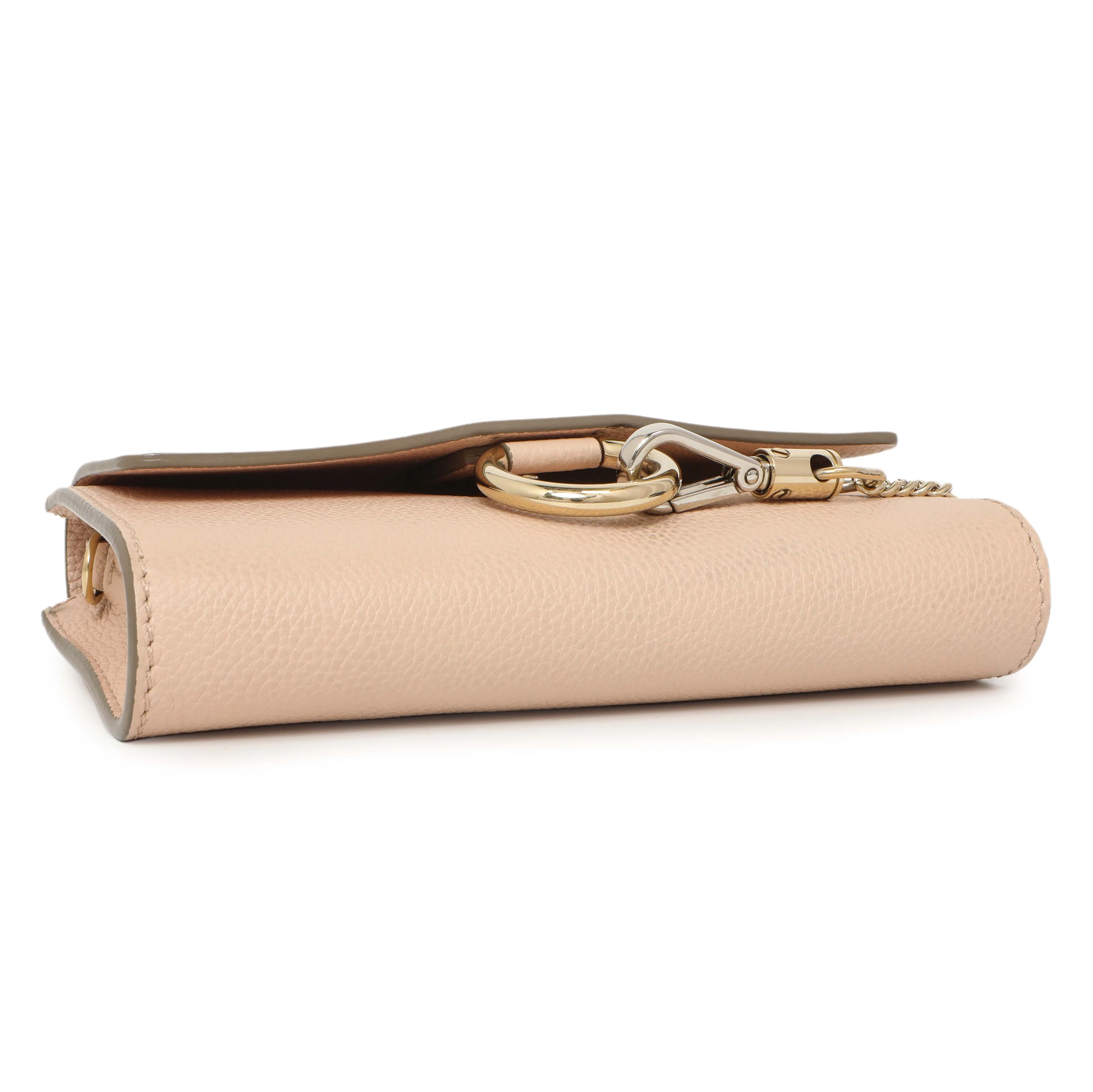 Chloe Blush Nude Calfskin Mini Faye Shoulder Bag - Image 3