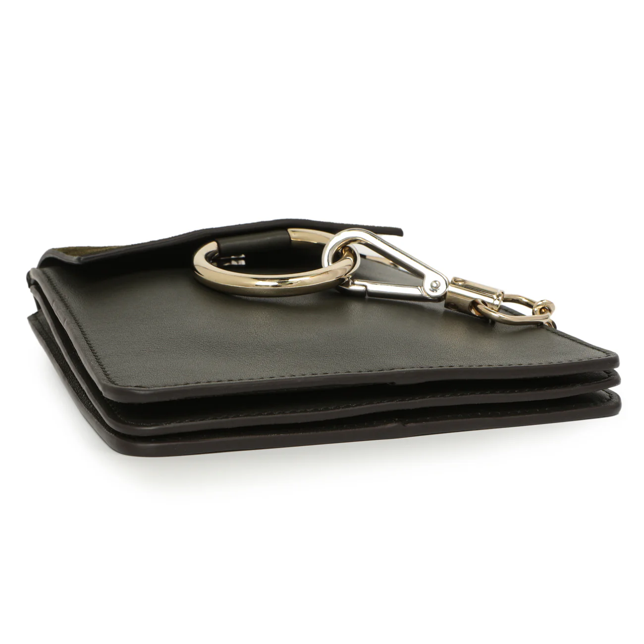 Chloe Deep Forest Calfskin Suede Mini Faye Bracelet Bag - Image 3