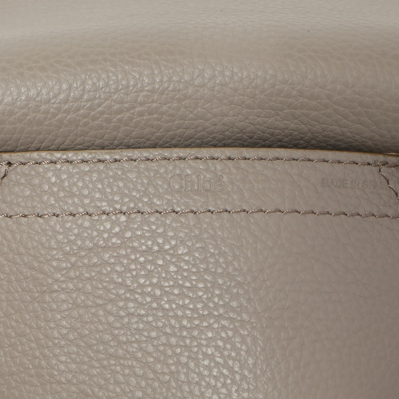 Chloe Grey Calfskin Mini Marcie - Image 6
