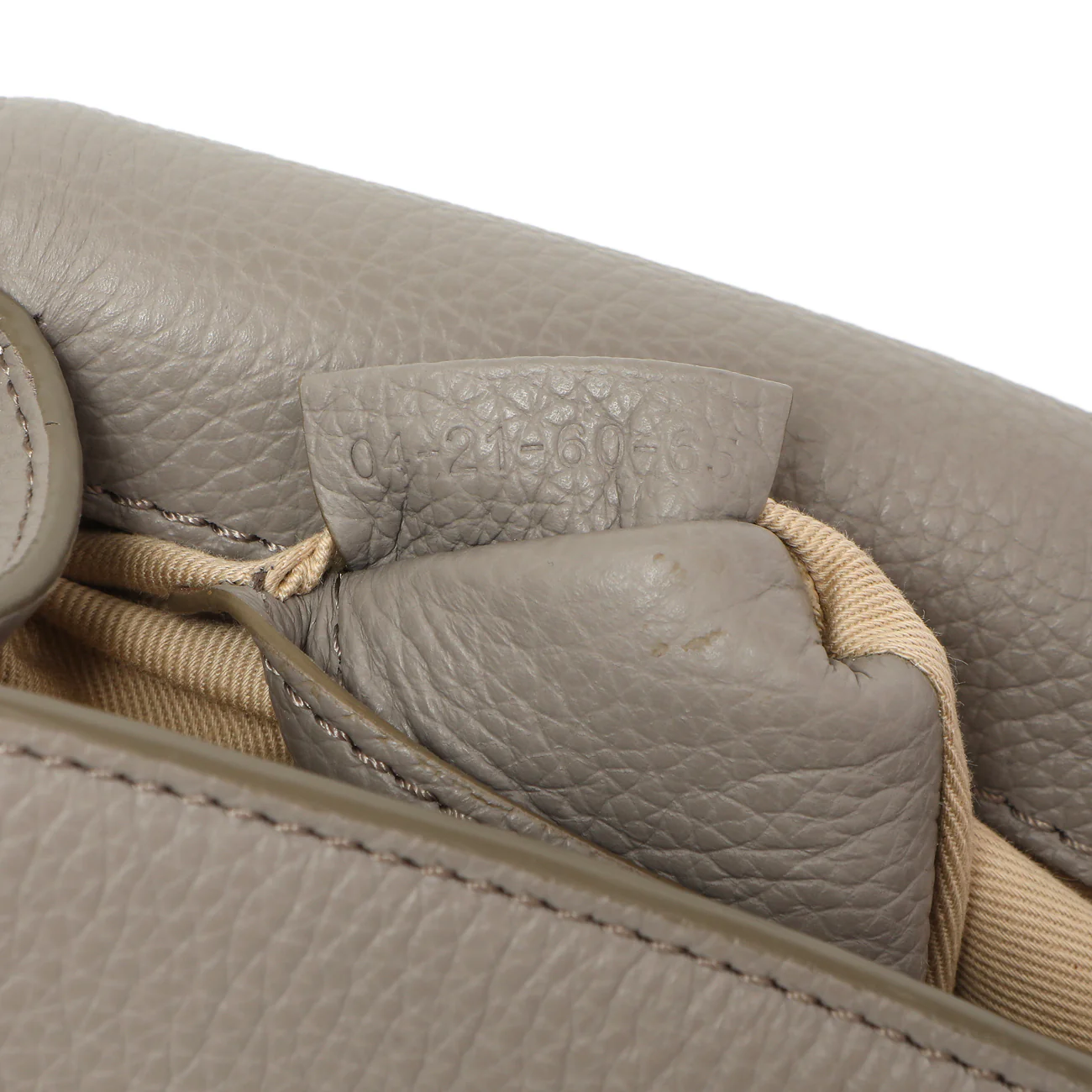 Chloe Grey Calfskin Mini Marcie - Image 7