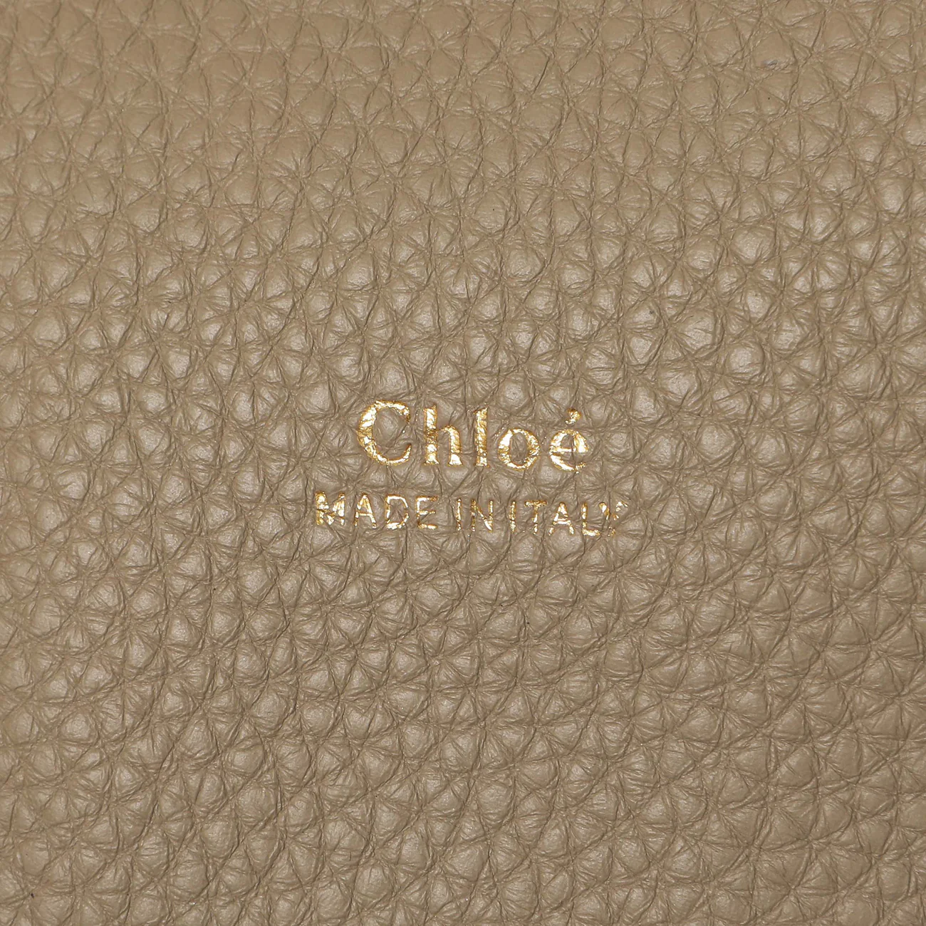 Chloe Grey Grained Calfskin Aby Day Shoulder Bag - Image 9