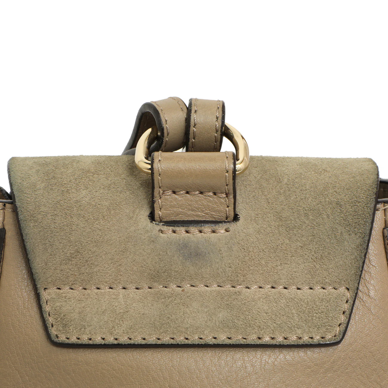 Chloe Grey Suede Calfskin Mini Faye Backpack - Image 11