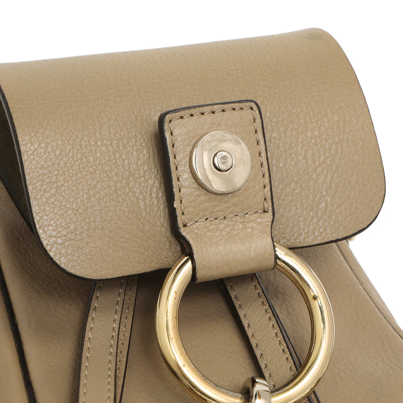 Chloe Grey Suede Calfskin Mini Faye Backpack - Image 13