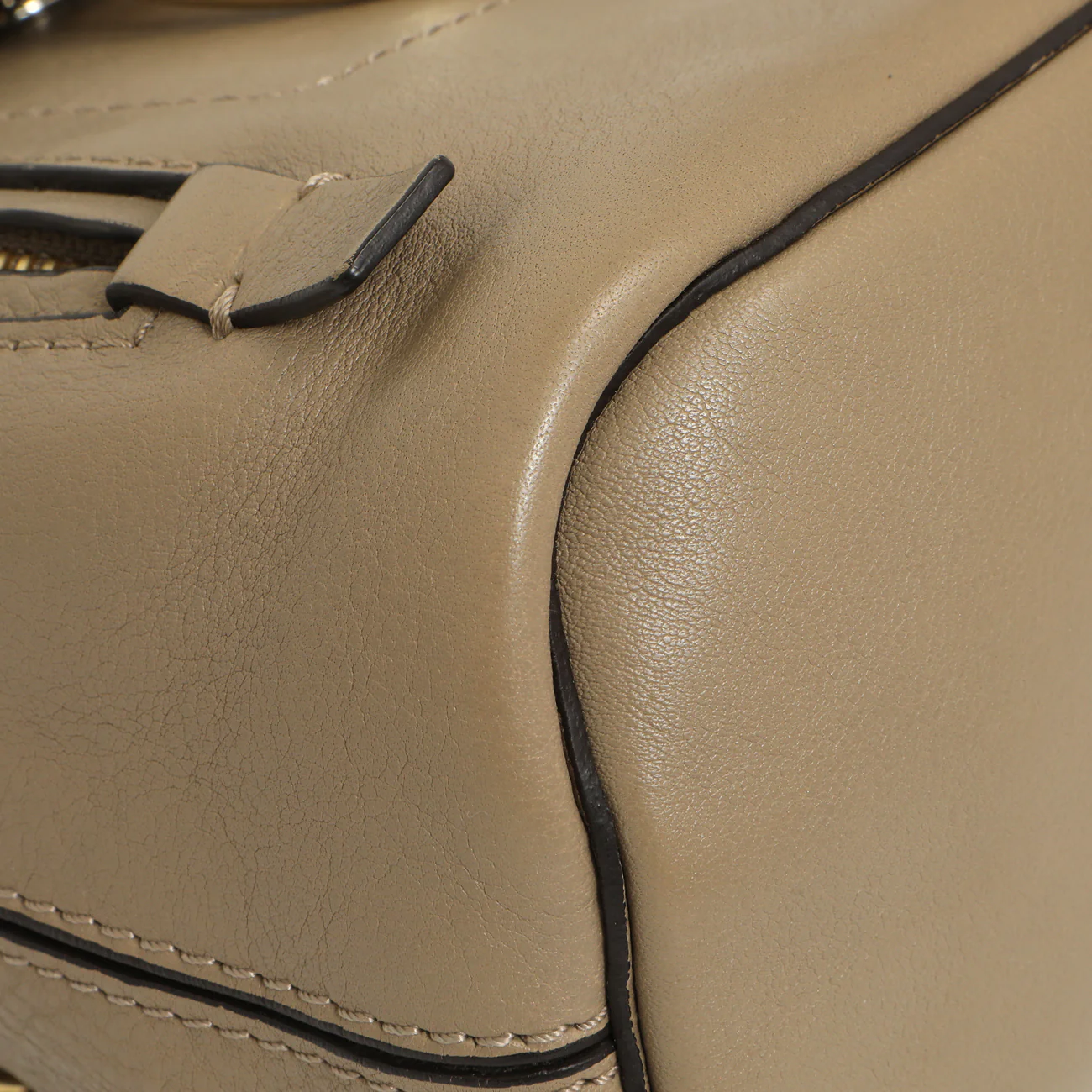 Chloe Grey Suede Calfskin Mini Faye Backpack - Image 4