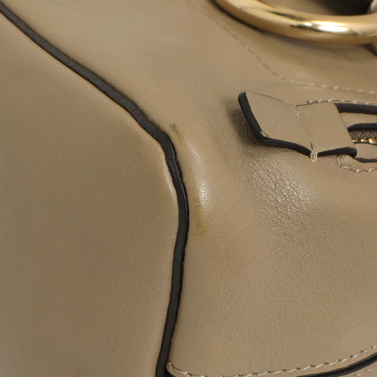 Chloe Grey Suede Calfskin Mini Faye Backpack - Image 5