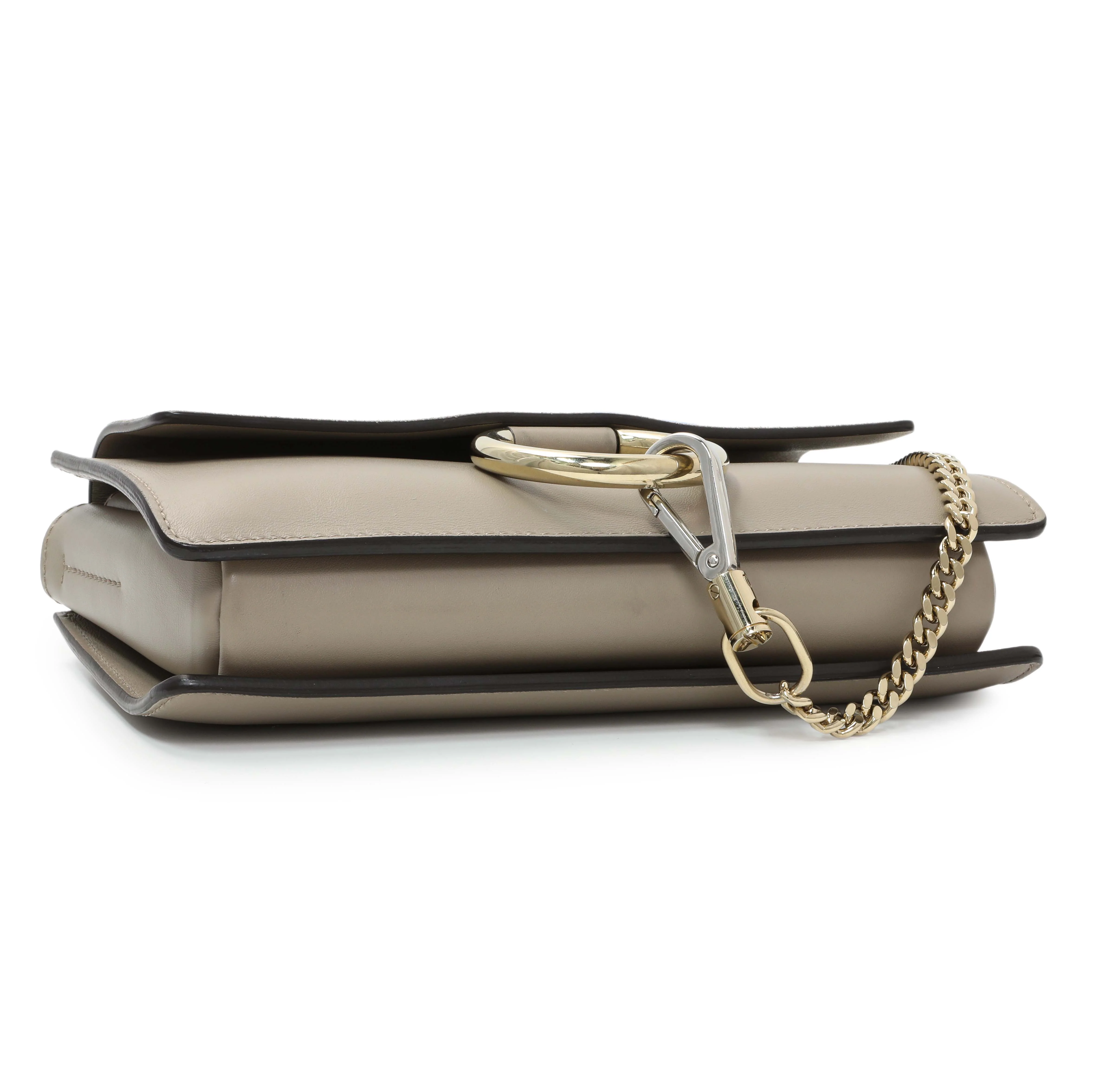 Chloe Grey Suede Calfskin Mini Faye Shoulder Bag - Image 3