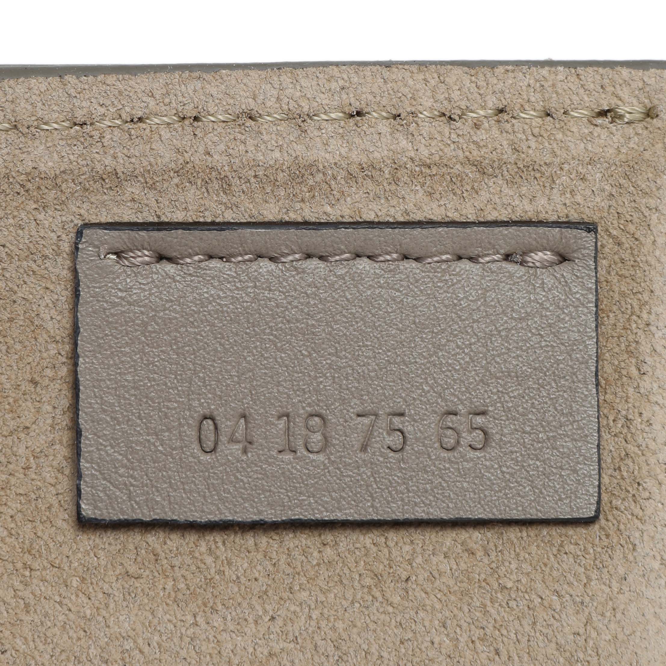 Chloe Grey Suede Calfskin Mini Faye Shoulder Bag - Image 6
