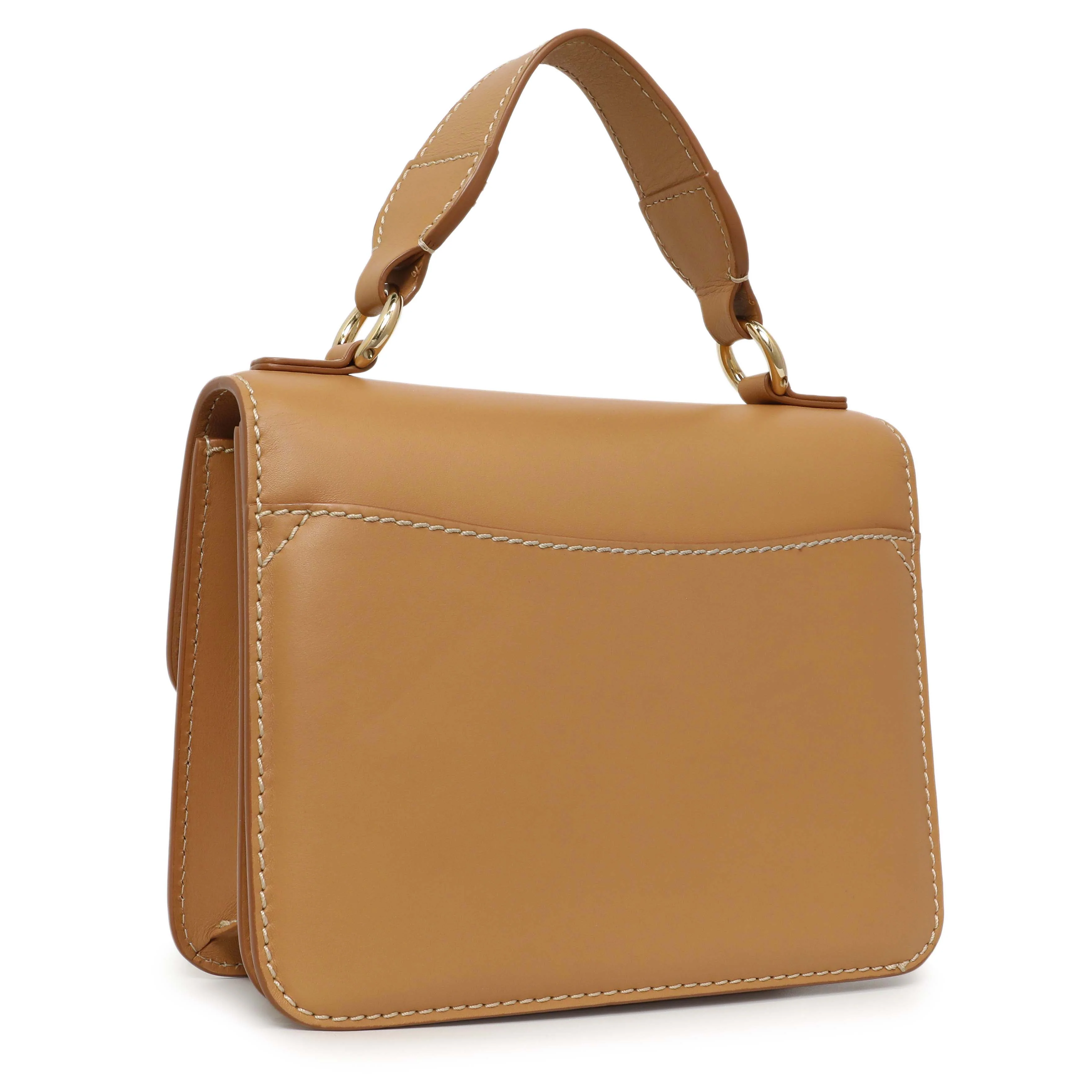 Chloe Light Brown Calfskin Kattie Crossbody - Image 2