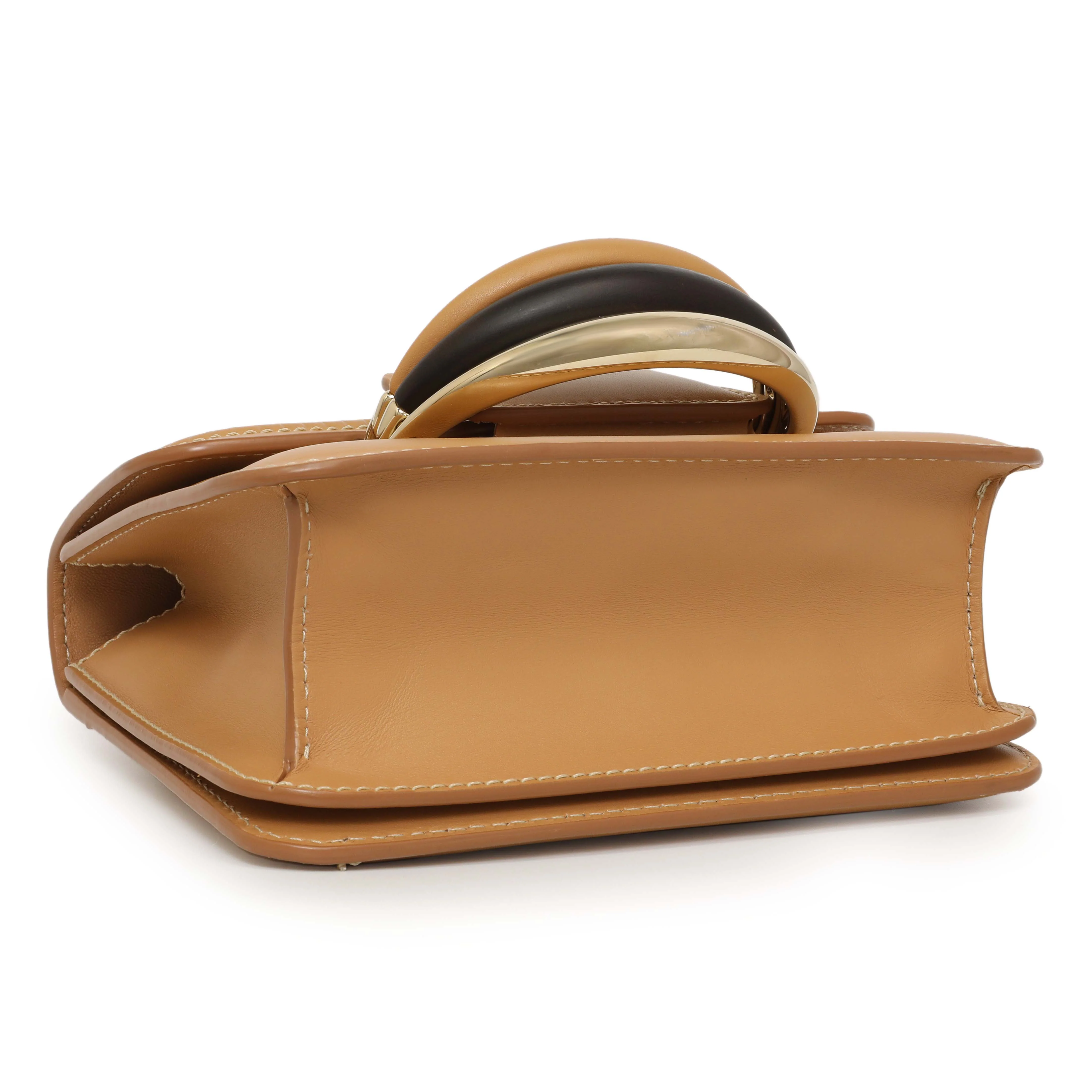 Chloe Light Brown Calfskin Kattie Crossbody - Image 3